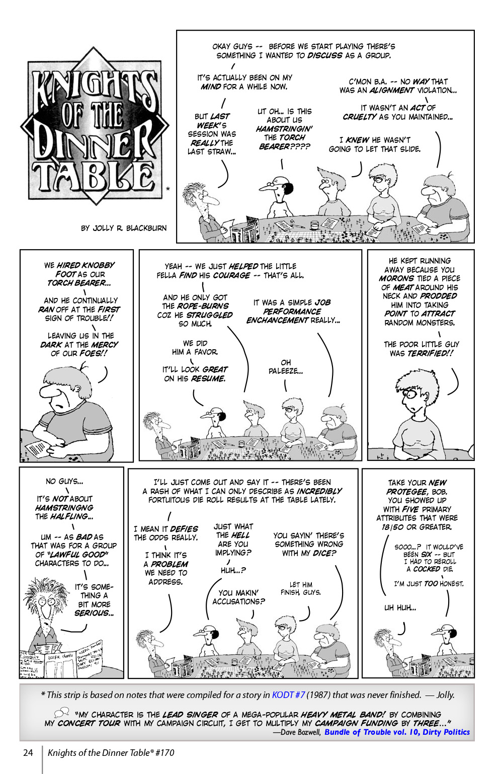 Read online Knights of the Dinner Table comic -  Issue #170 - 26