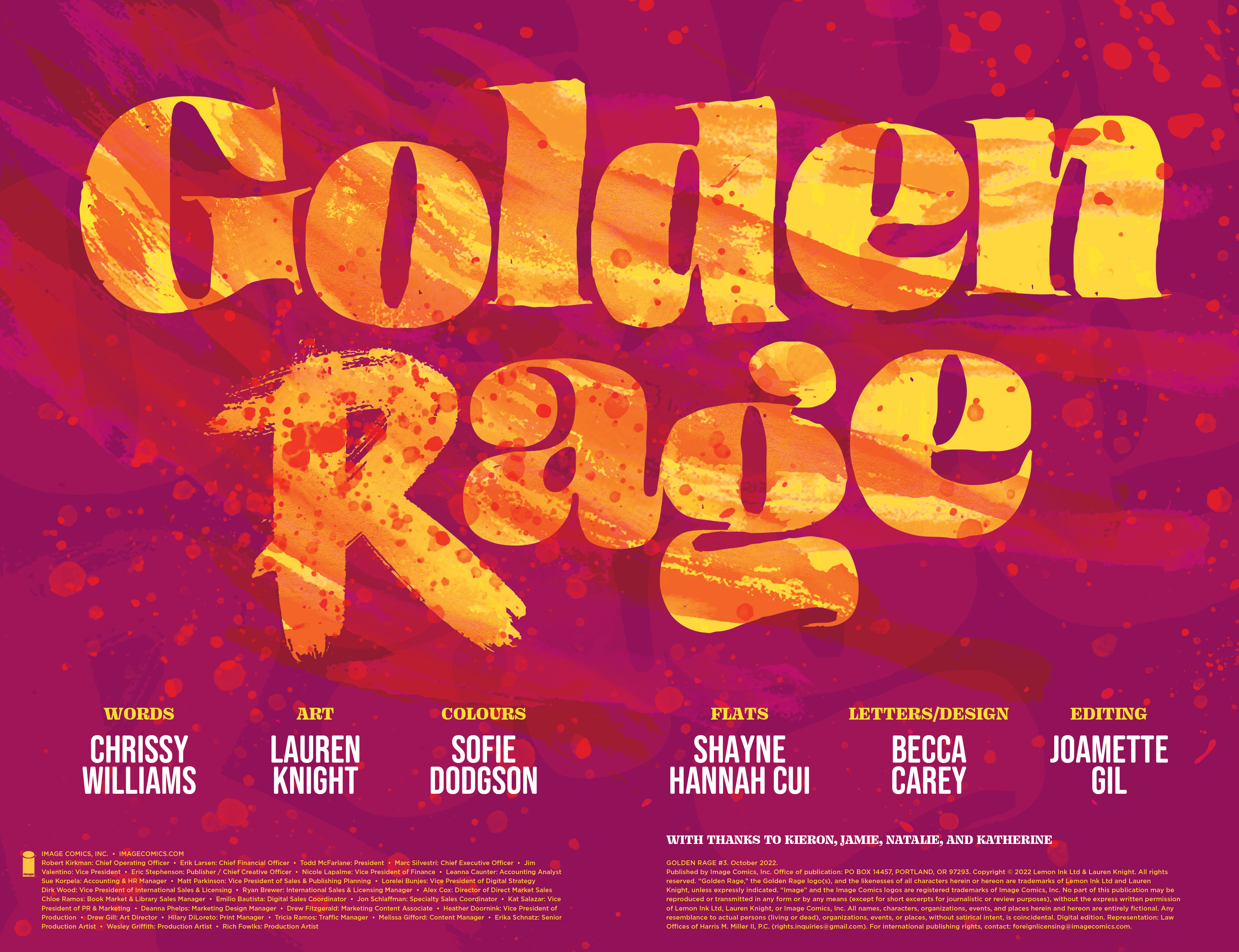 Read online Golden Rage comic -  Issue #3 - 2
