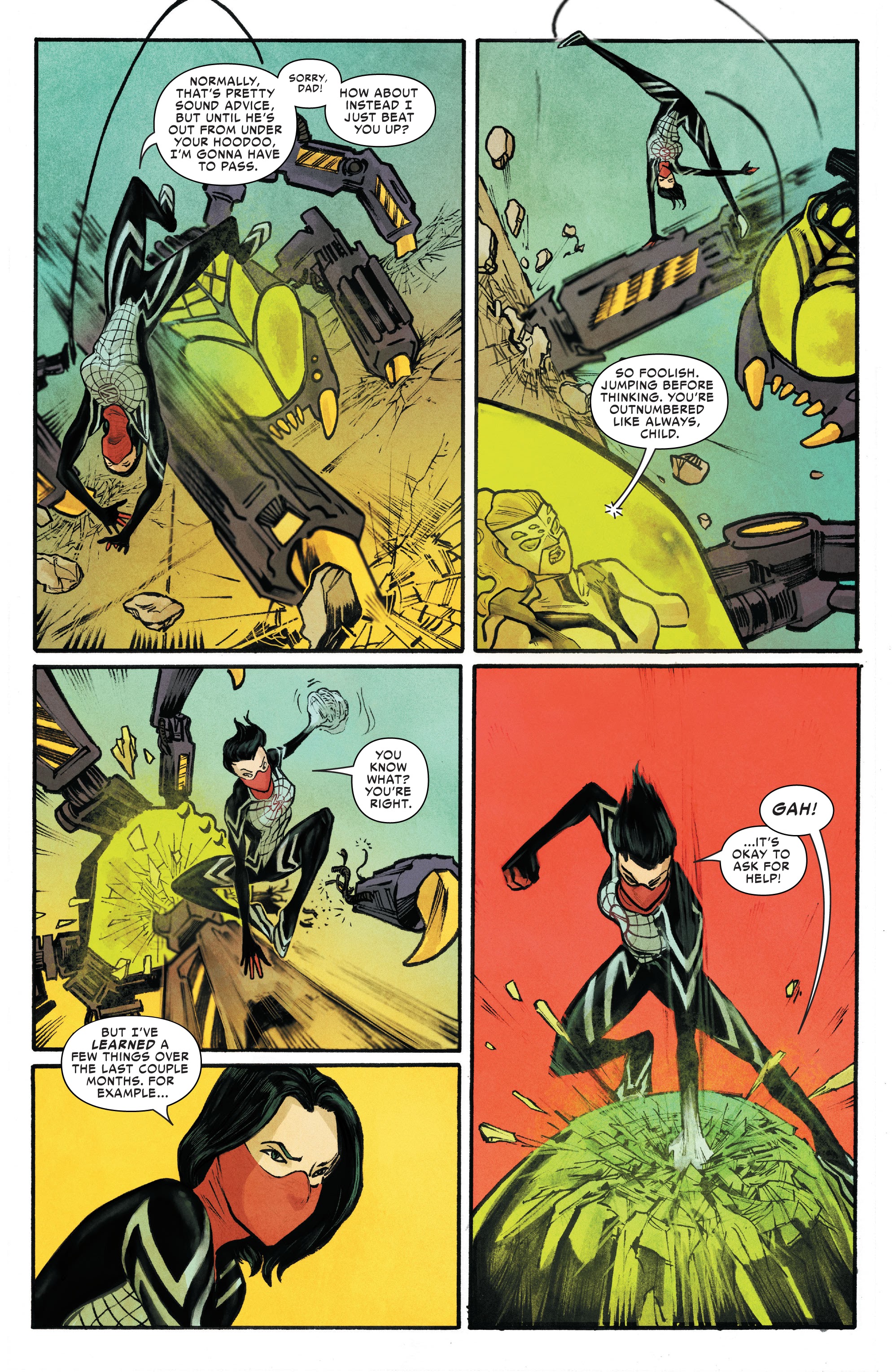 Read online Silk: Out of the Spider-Verse comic -  Issue # TPB 3 (Part 2) - 110