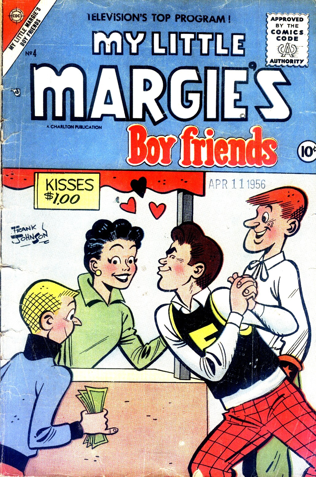 Read online My Little Margie's Boy Friends comic -  Issue #4 - 1