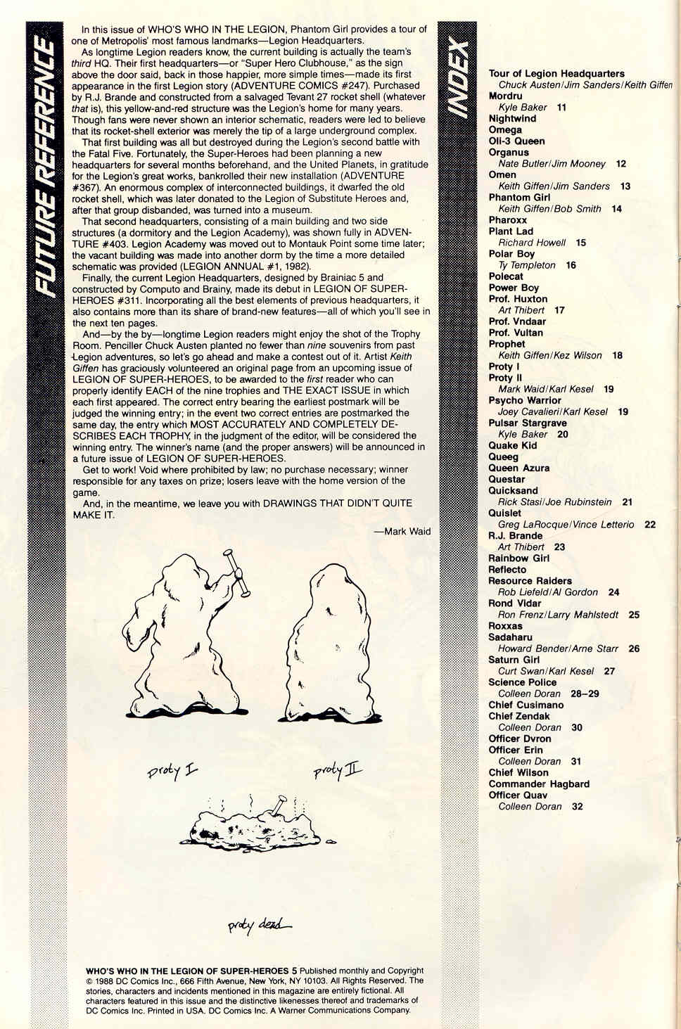 Read online Who's Who in the Legion of Super-Heroes comic -  Issue #5 - 2