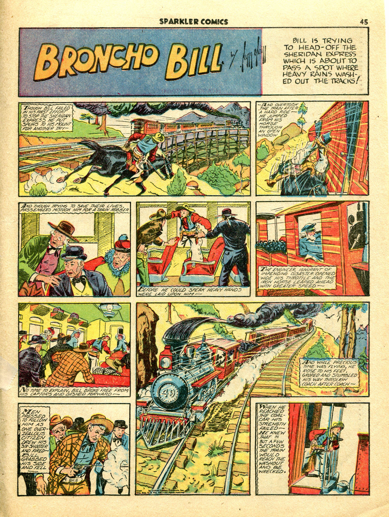 Read online Sparkler Comics comic -  Issue #7 - 39