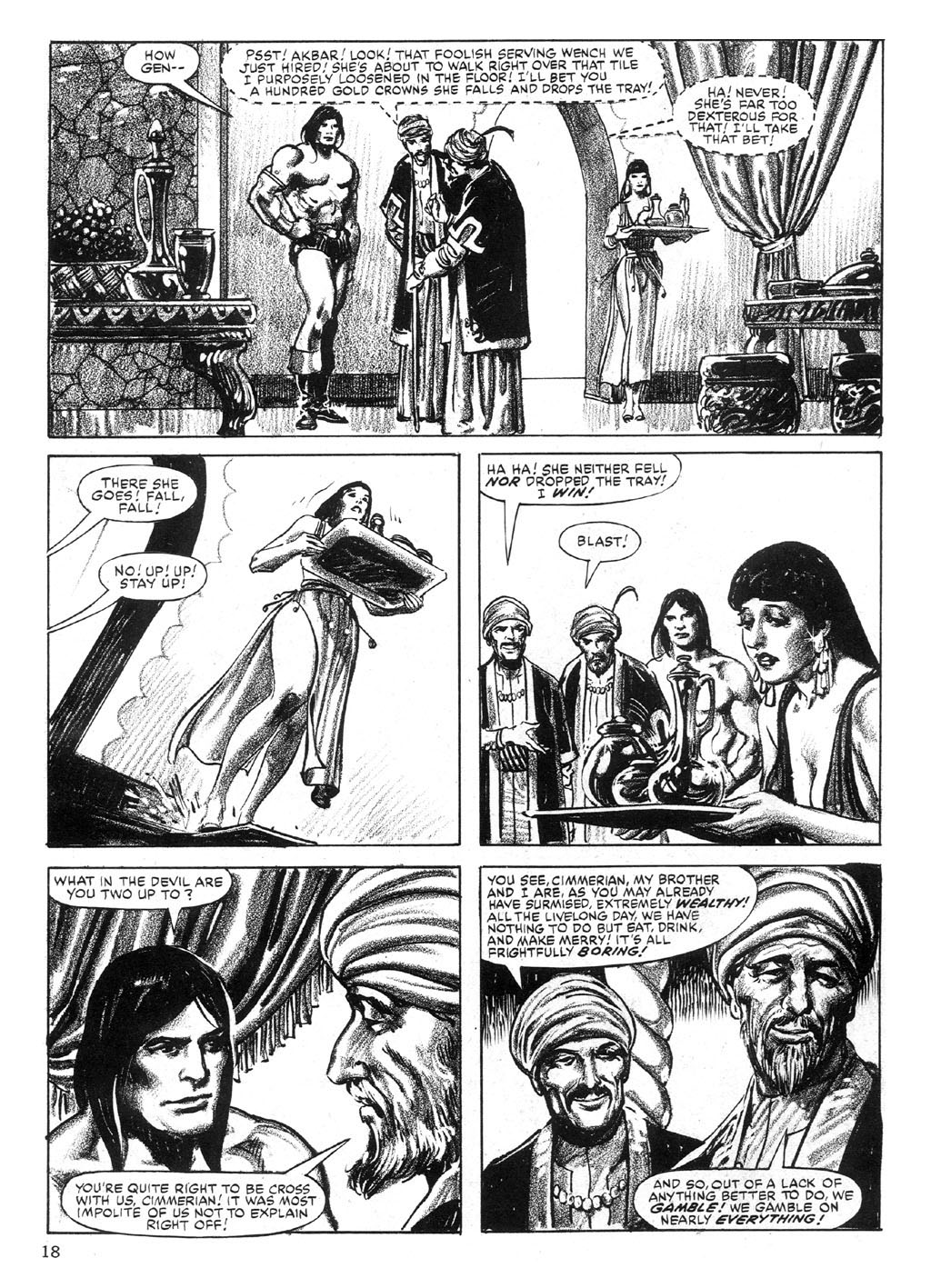 Read online The Savage Sword Of Conan comic -  Issue #89 - 18