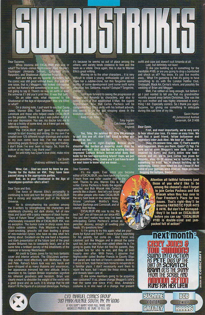 Read online Excalibur (1988) comic -  Issue #98 - 21