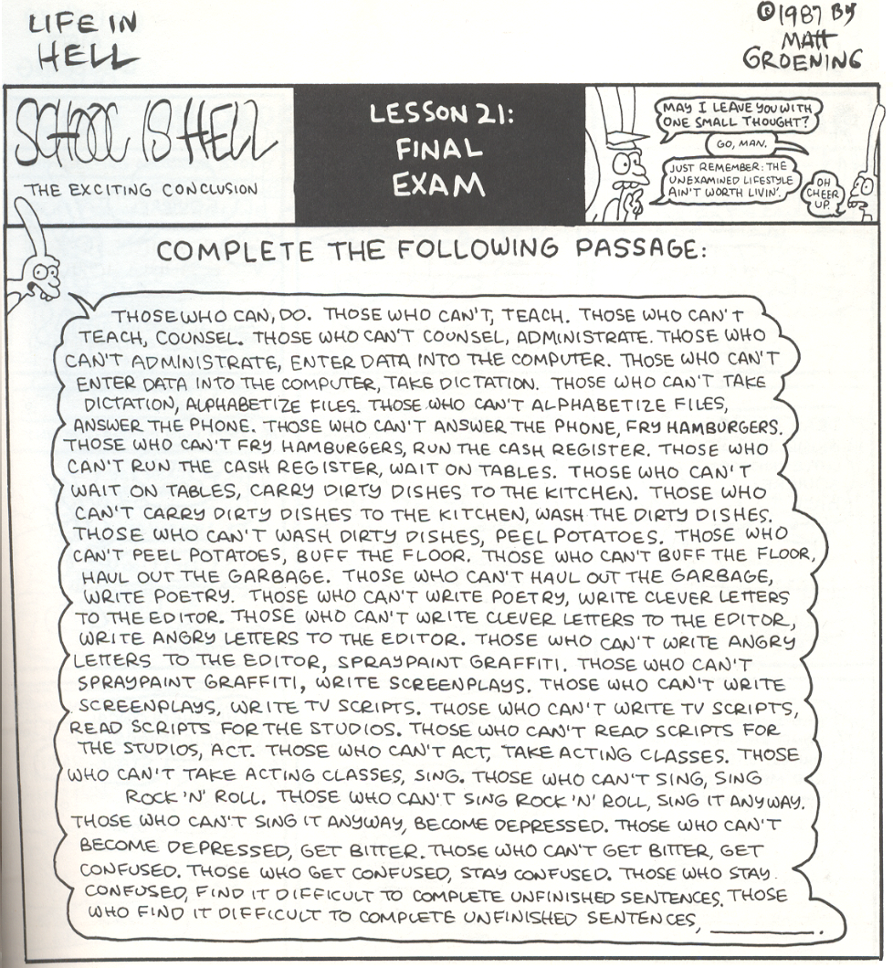 Read online Life In Hell comic -  Issue # TPB School Is Hell - 25