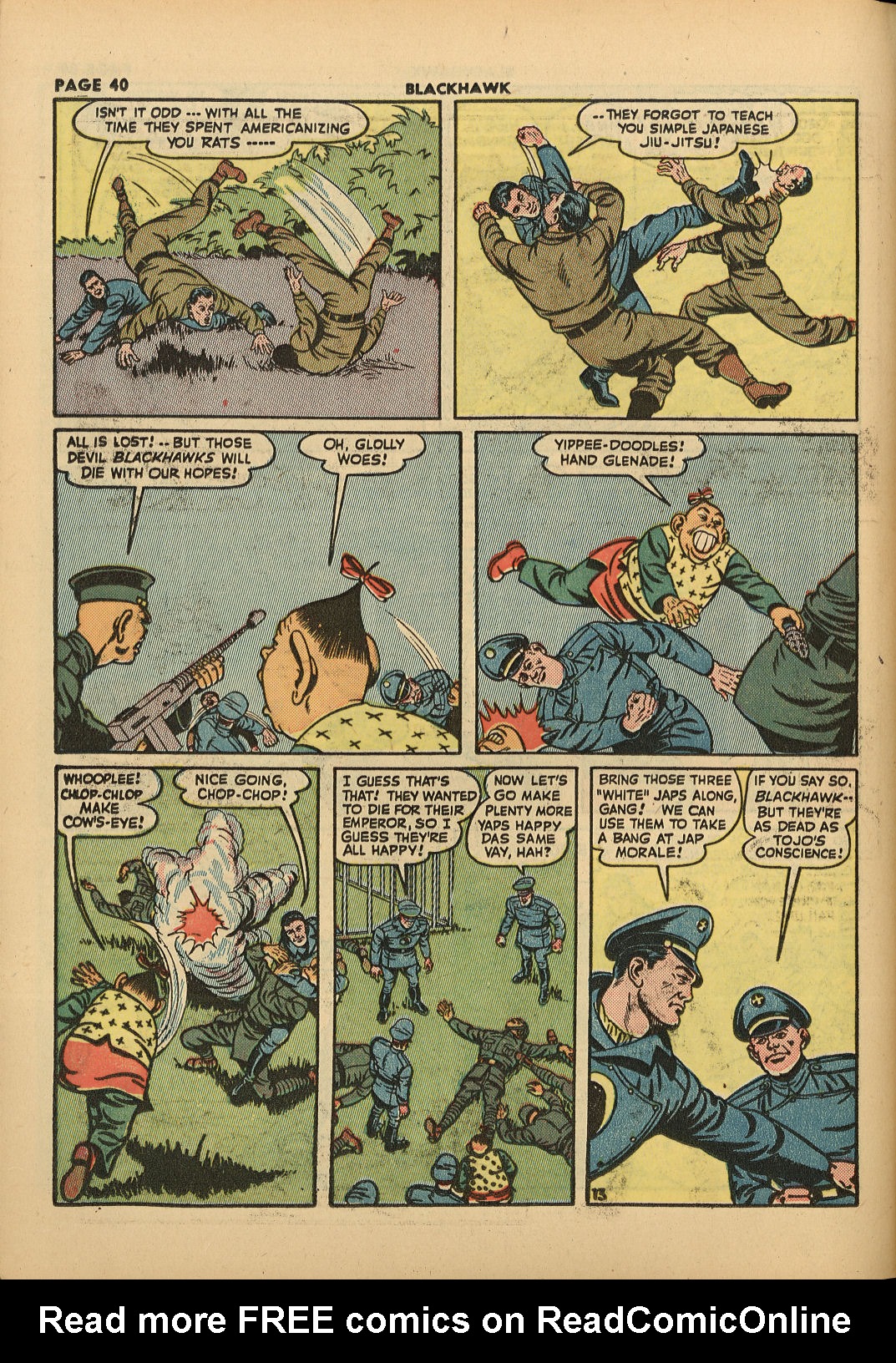 Read online Blackhawk (1957) comic -  Issue #9 - 42