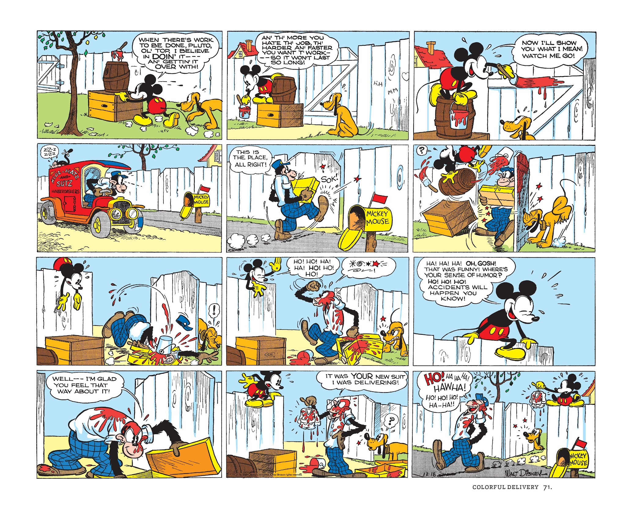 Read online Walt Disney's Mickey Mouse Color Sundays comic -  Issue # TPB 1 (Part 1) - 71