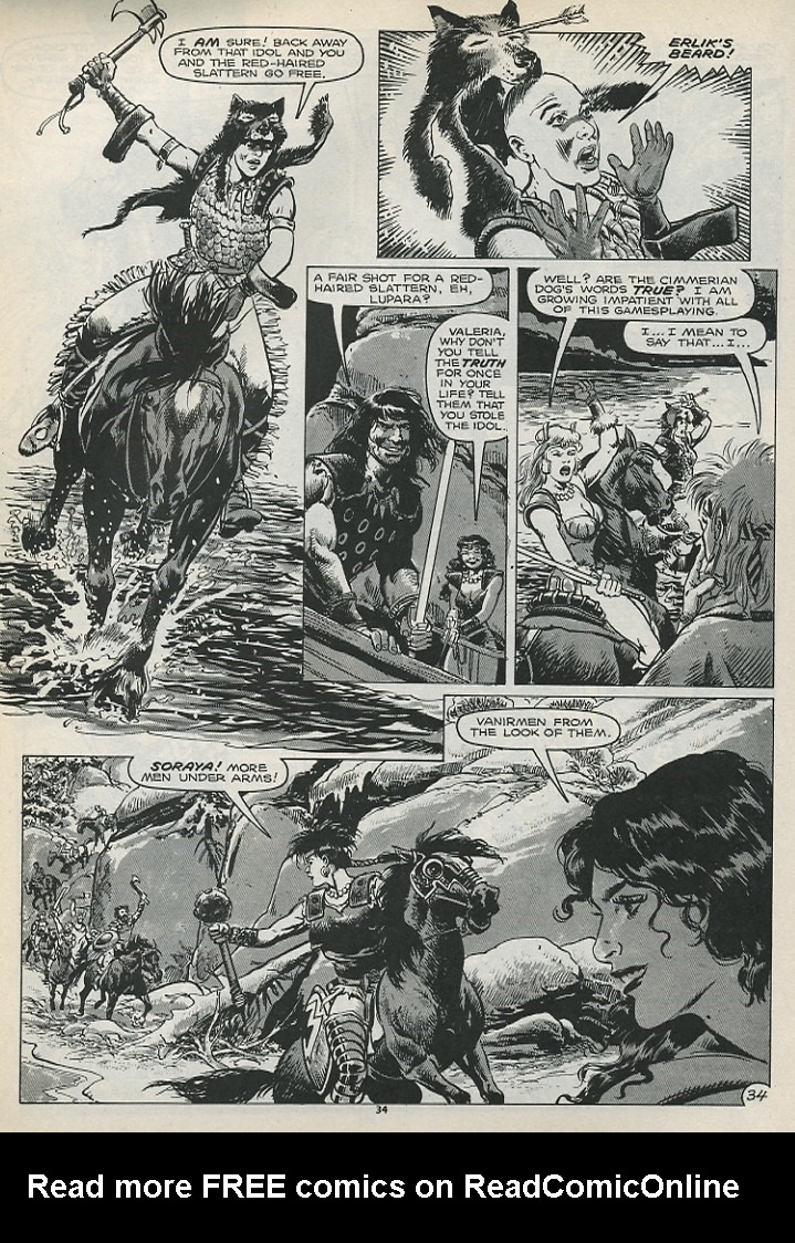 Read online The Savage Sword Of Conan comic -  Issue #179 - 36