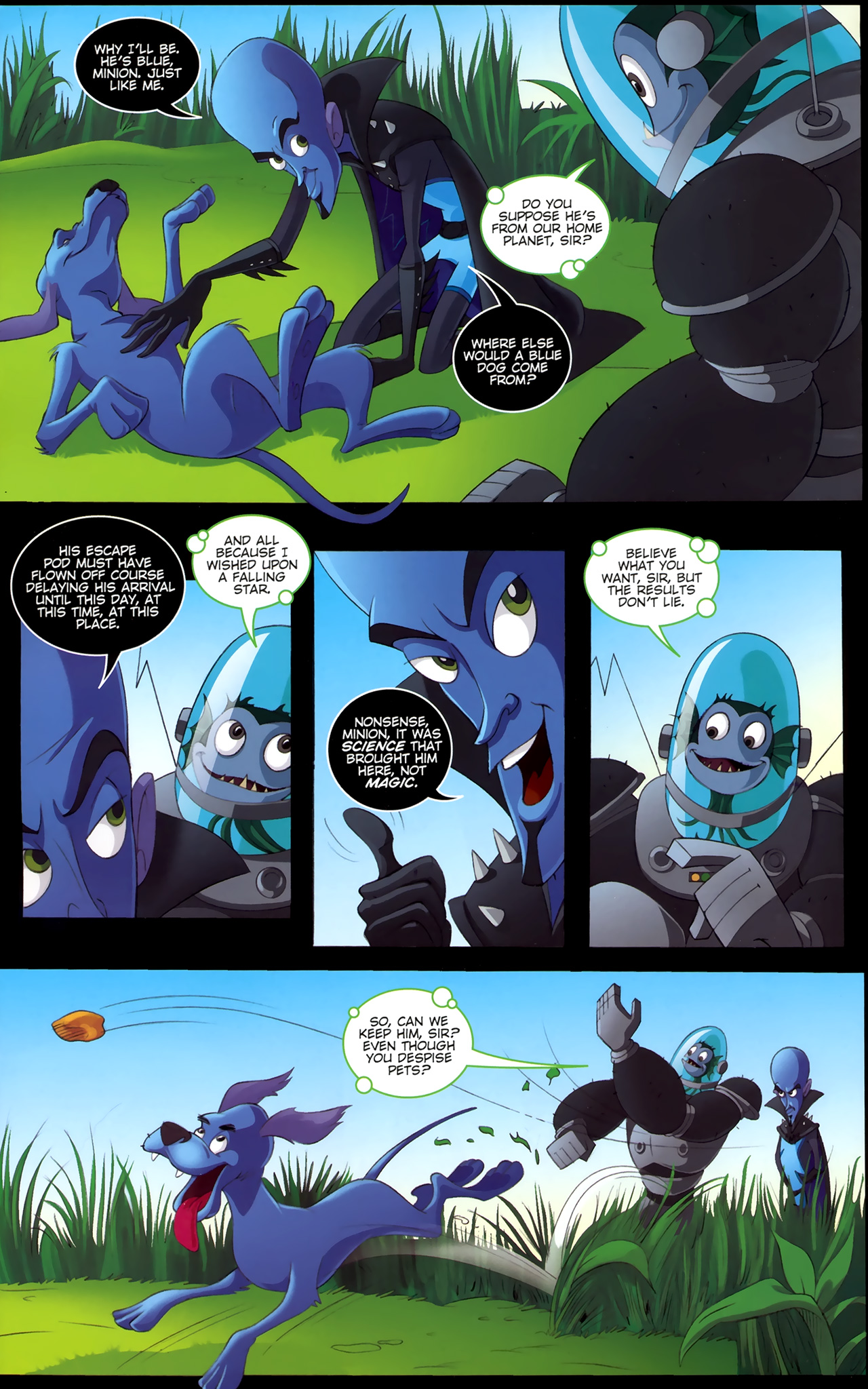 Read online Megamind: Bad. Blue. Brilliant. comic -  Issue #3 - 8