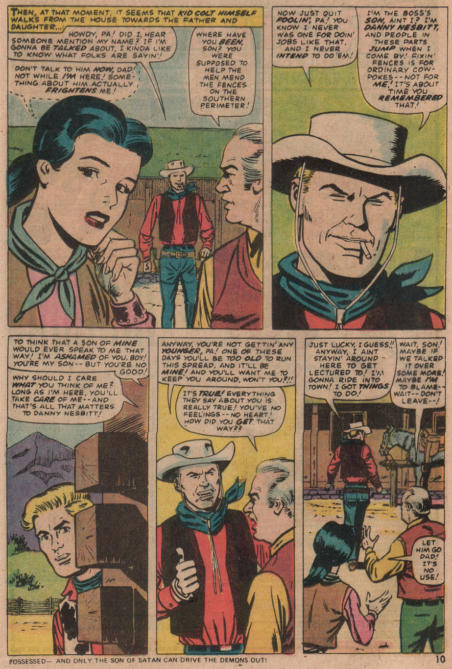 Read online Kid Colt Outlaw comic -  Issue #187 - 11