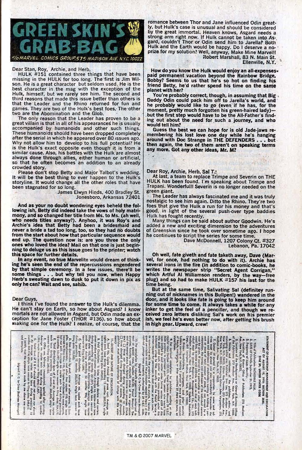Read online The Incredible Hulk (1968) comic -  Issue #161 - 33