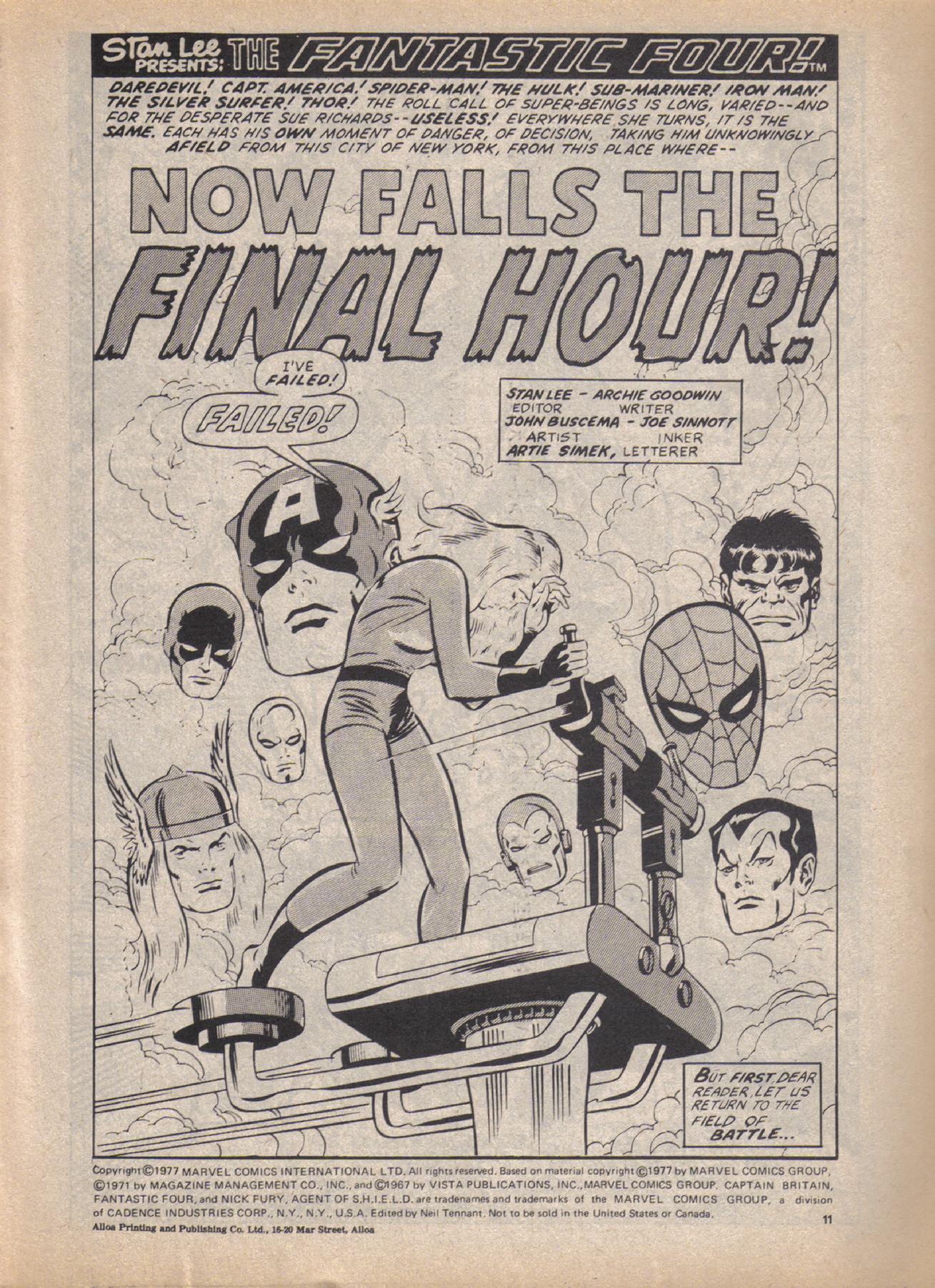Read online Captain Britain (1976) comic -  Issue #14 - 11
