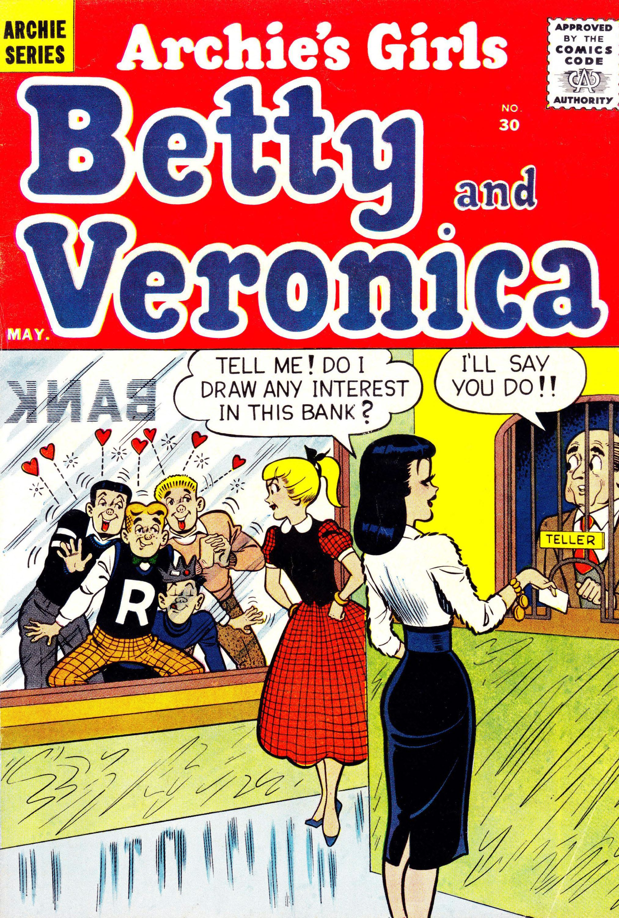 Read online Archie's Girls Betty and Veronica comic -  Issue #30 - 1