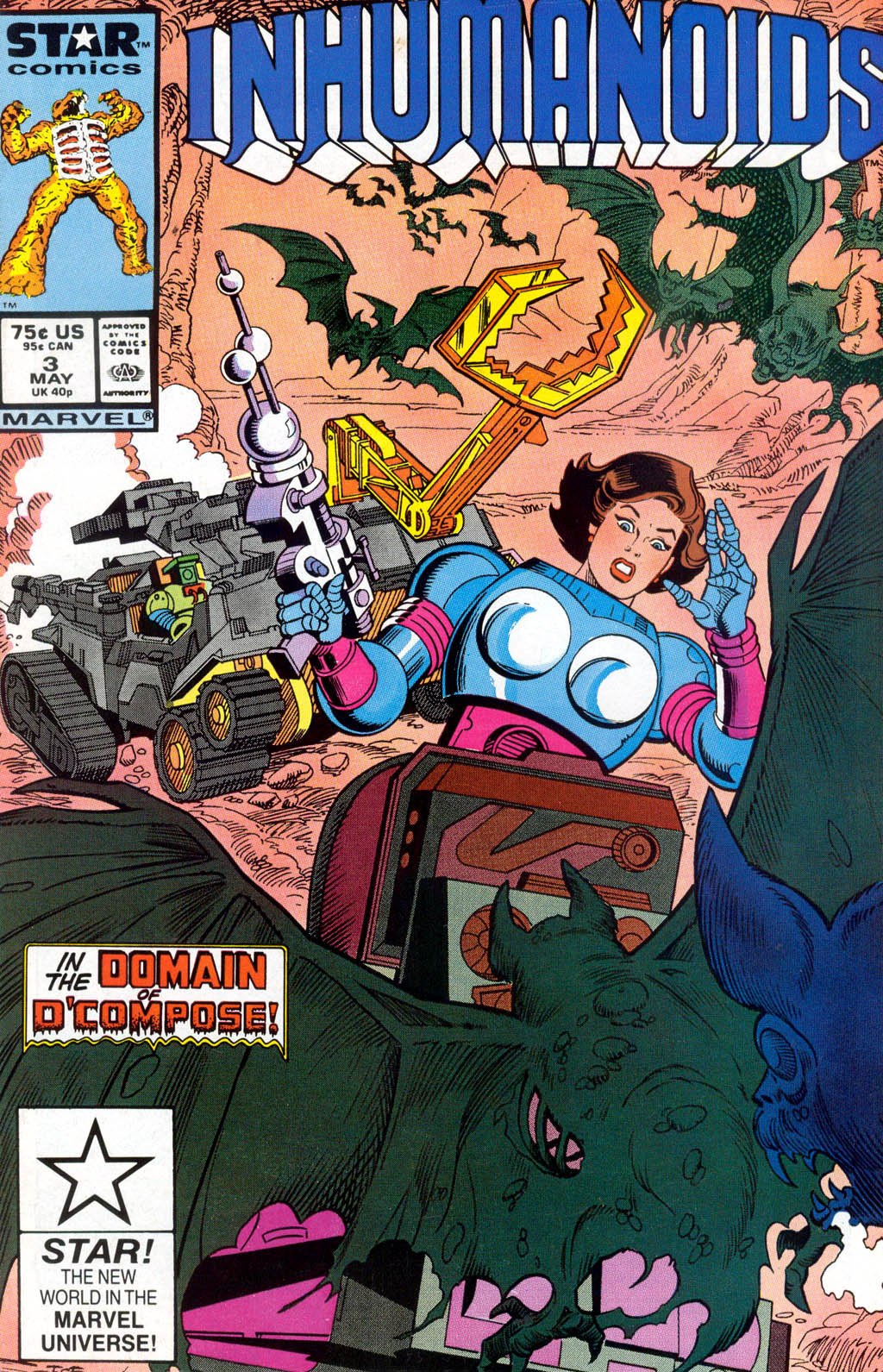 Read online The Inhumanoids comic -  Issue #3 - 1