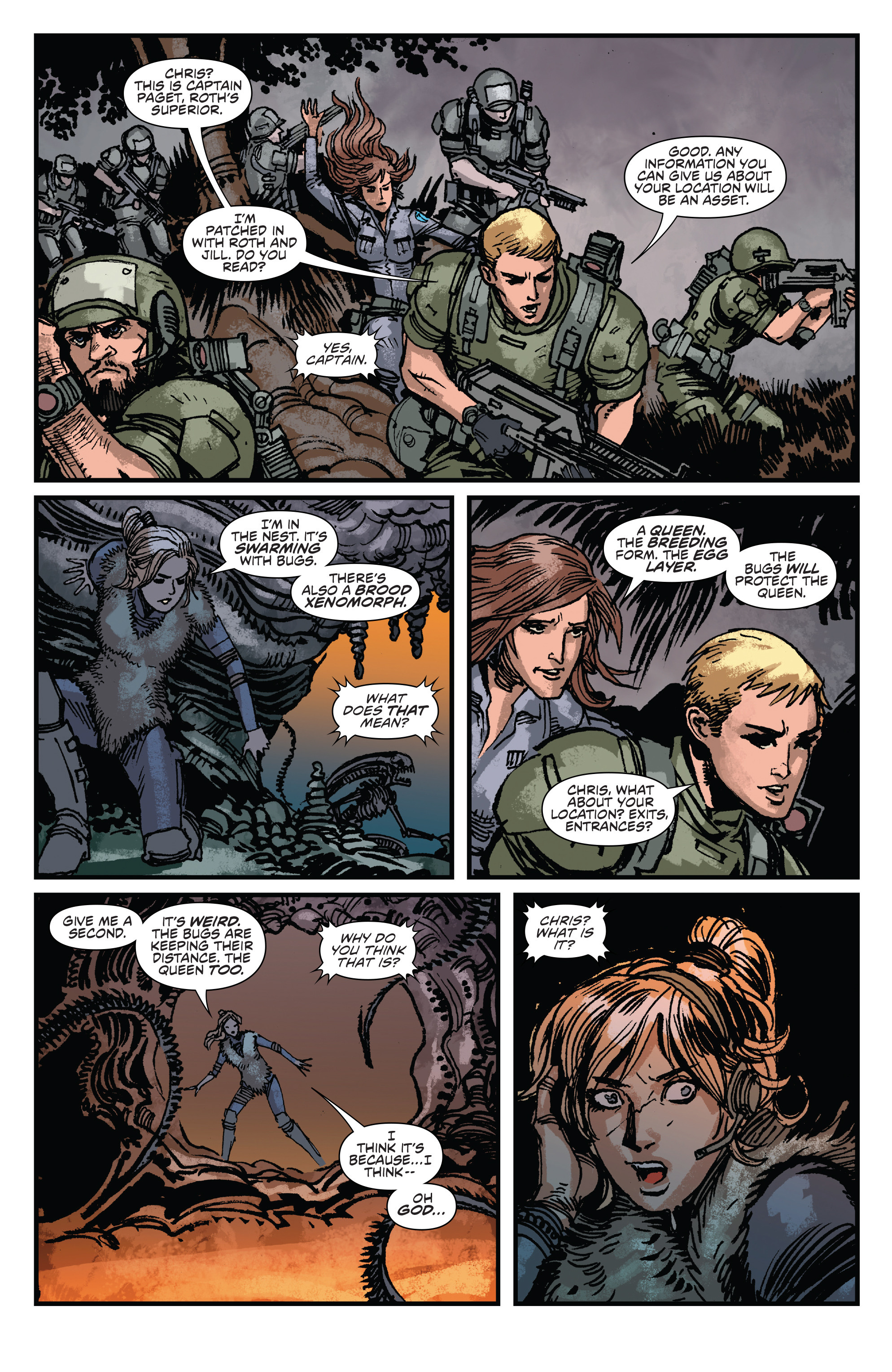Read online Aliens: Life And Death comic -  Issue #3 - 12
