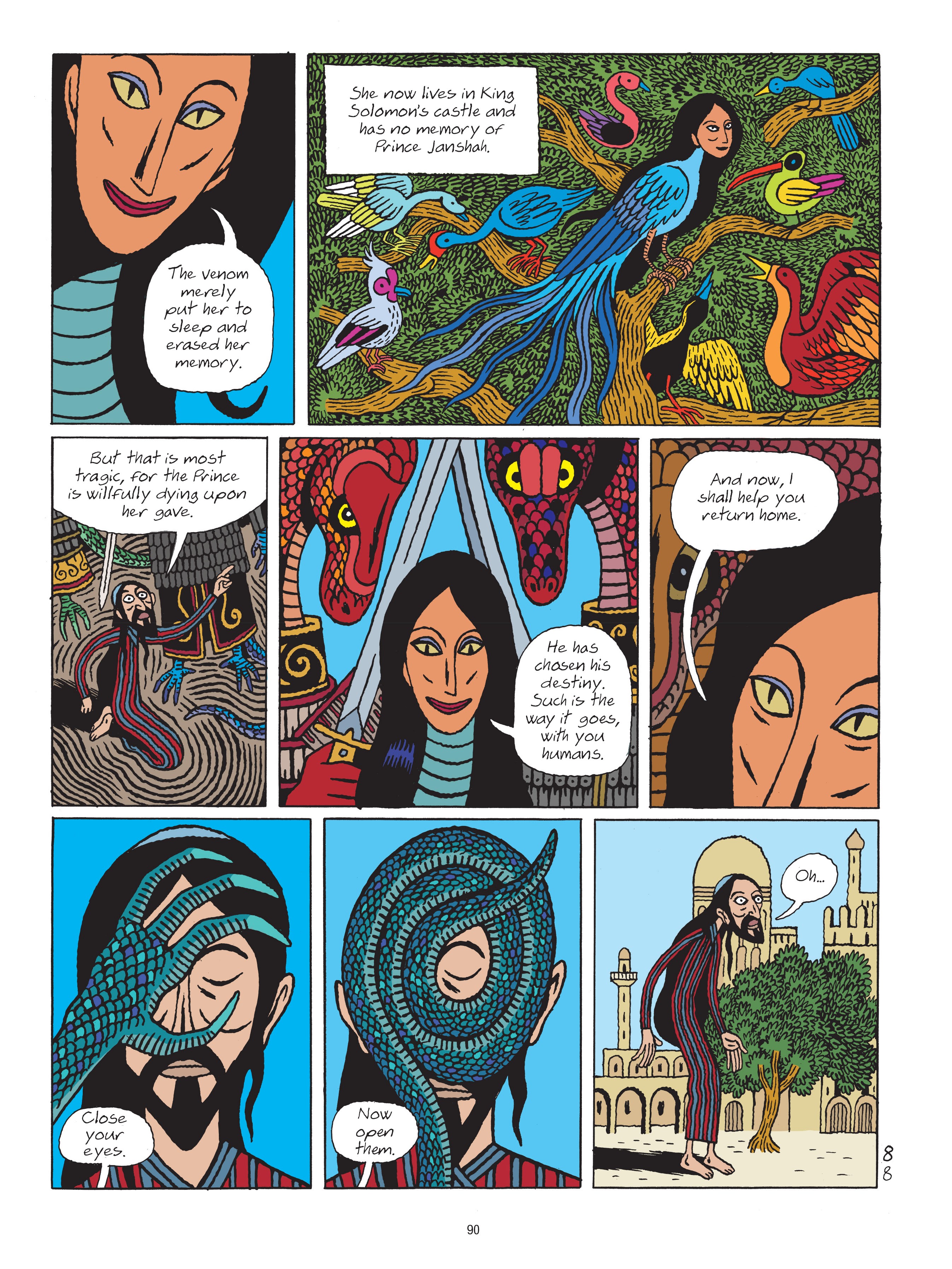 Read online A Tale of a Thousand and One Nights: HASIB & the Queen of Serpents comic -  Issue # TPB - 90