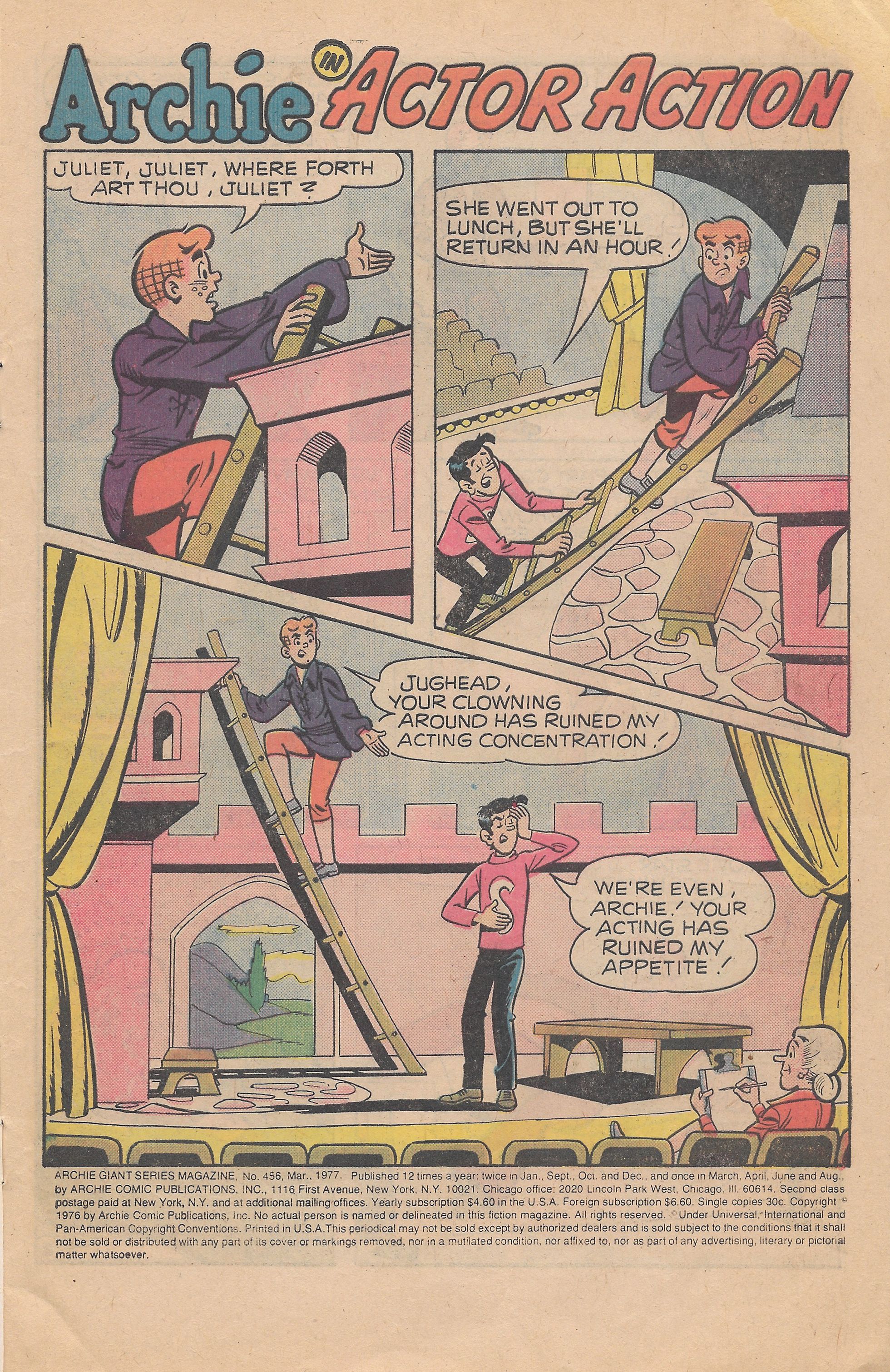 Read online Archie Giant Series Magazine comic -  Issue #456 - 3