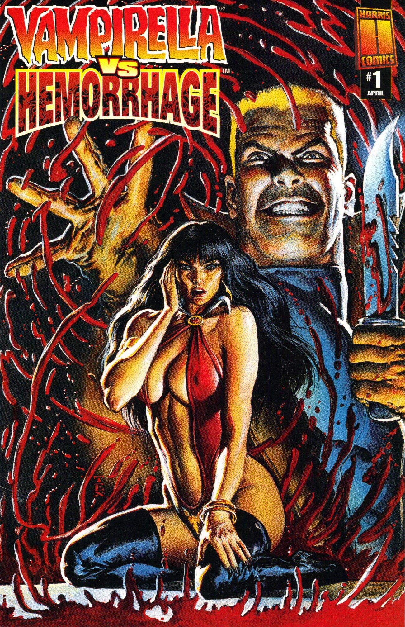Read online Vampirella vs Hemorrhage comic -  Issue #1 - 1