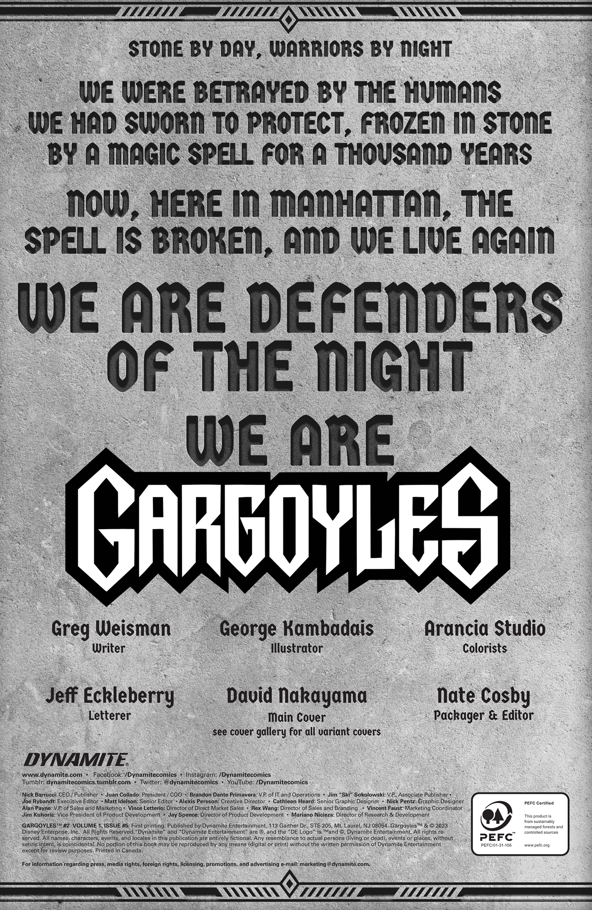 Read online Gargoyles (2022) comic -  Issue #5 - 7