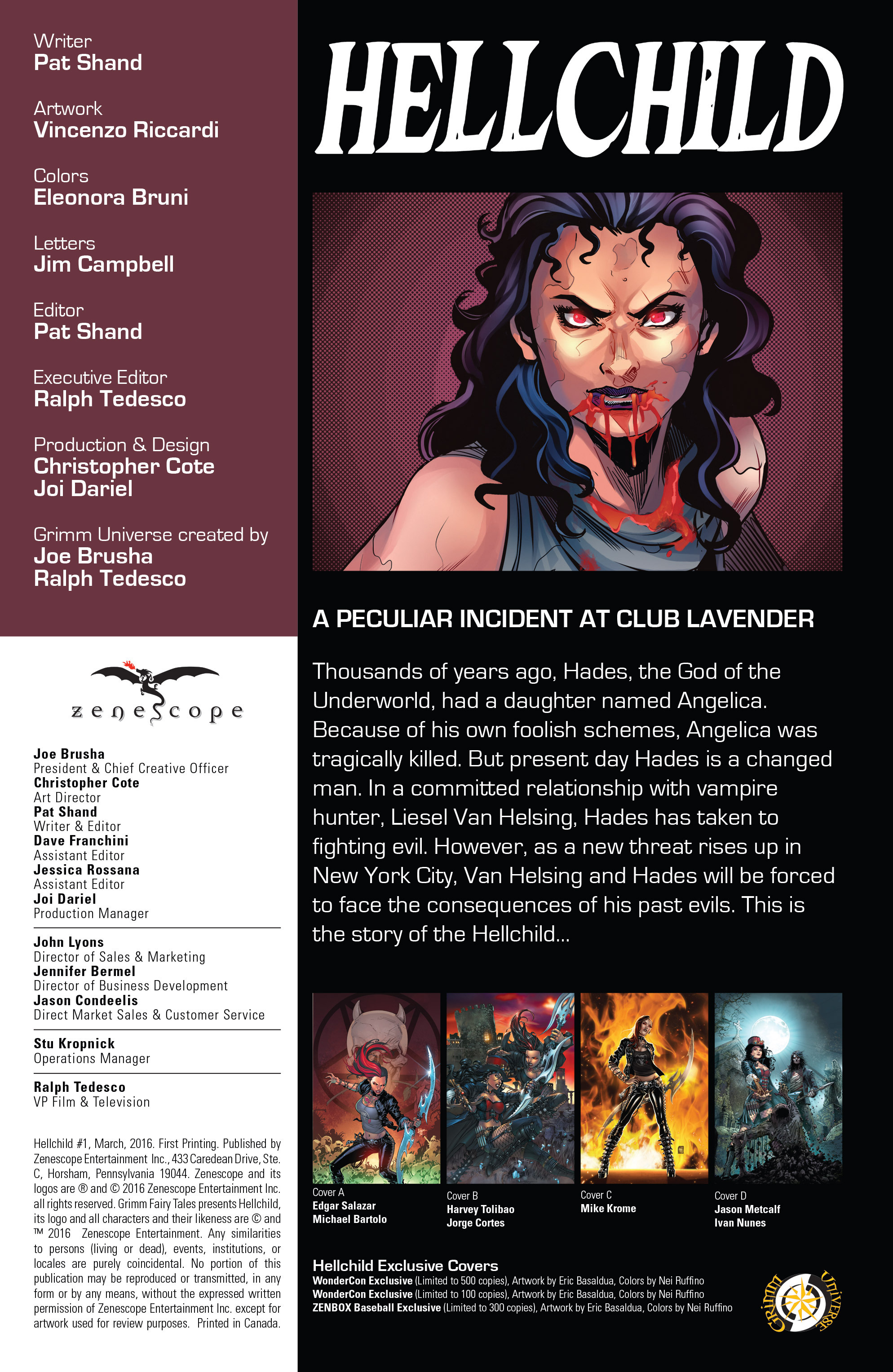 Read online Hellchild comic -  Issue #1 - 3