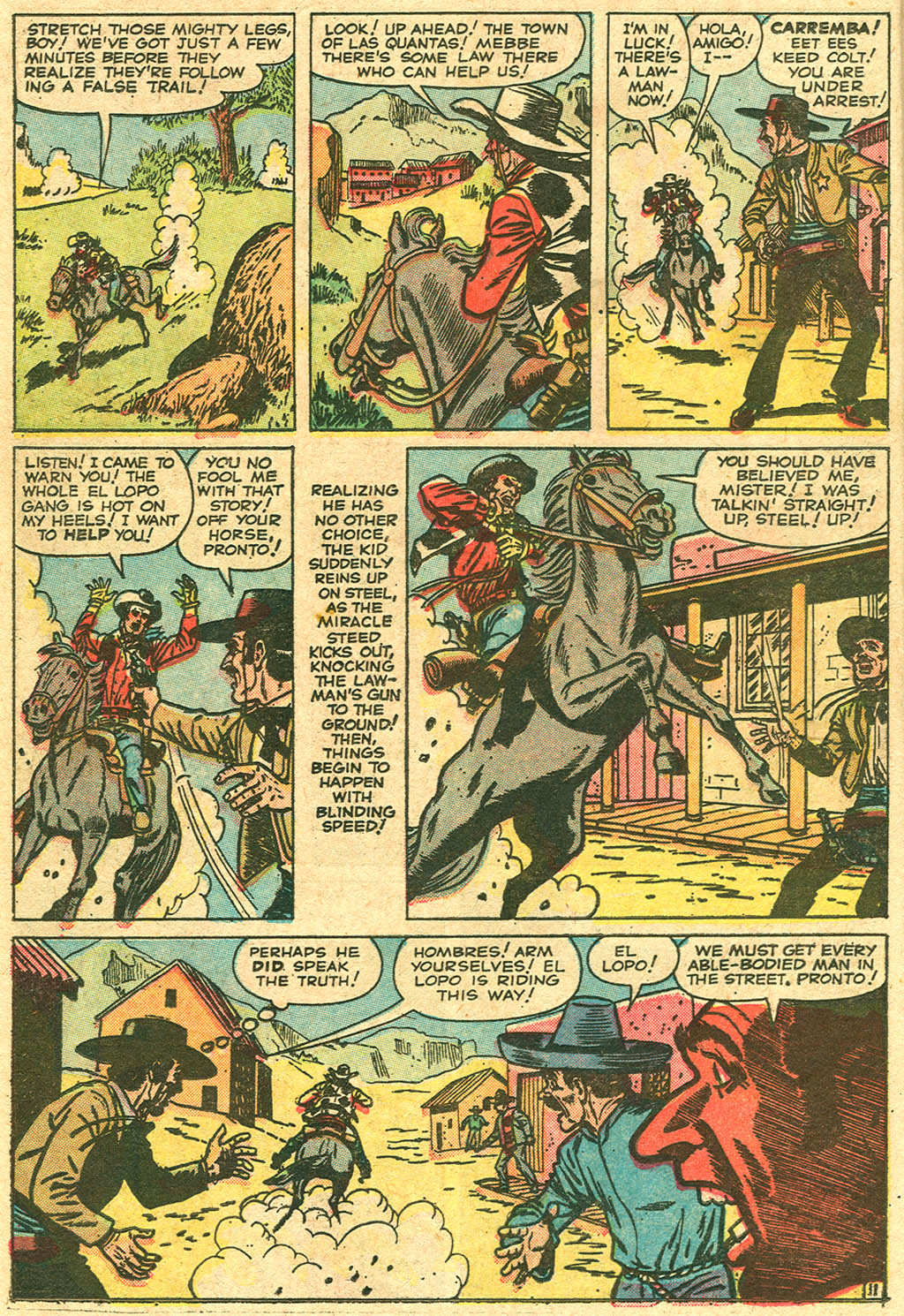 Read online Kid Colt Outlaw comic -  Issue #130 - 22