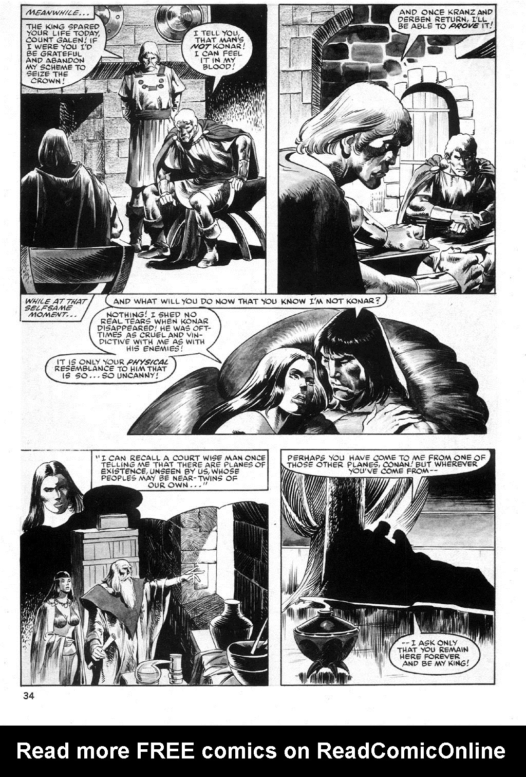 Read online The Savage Sword Of Conan comic -  Issue #93 - 34