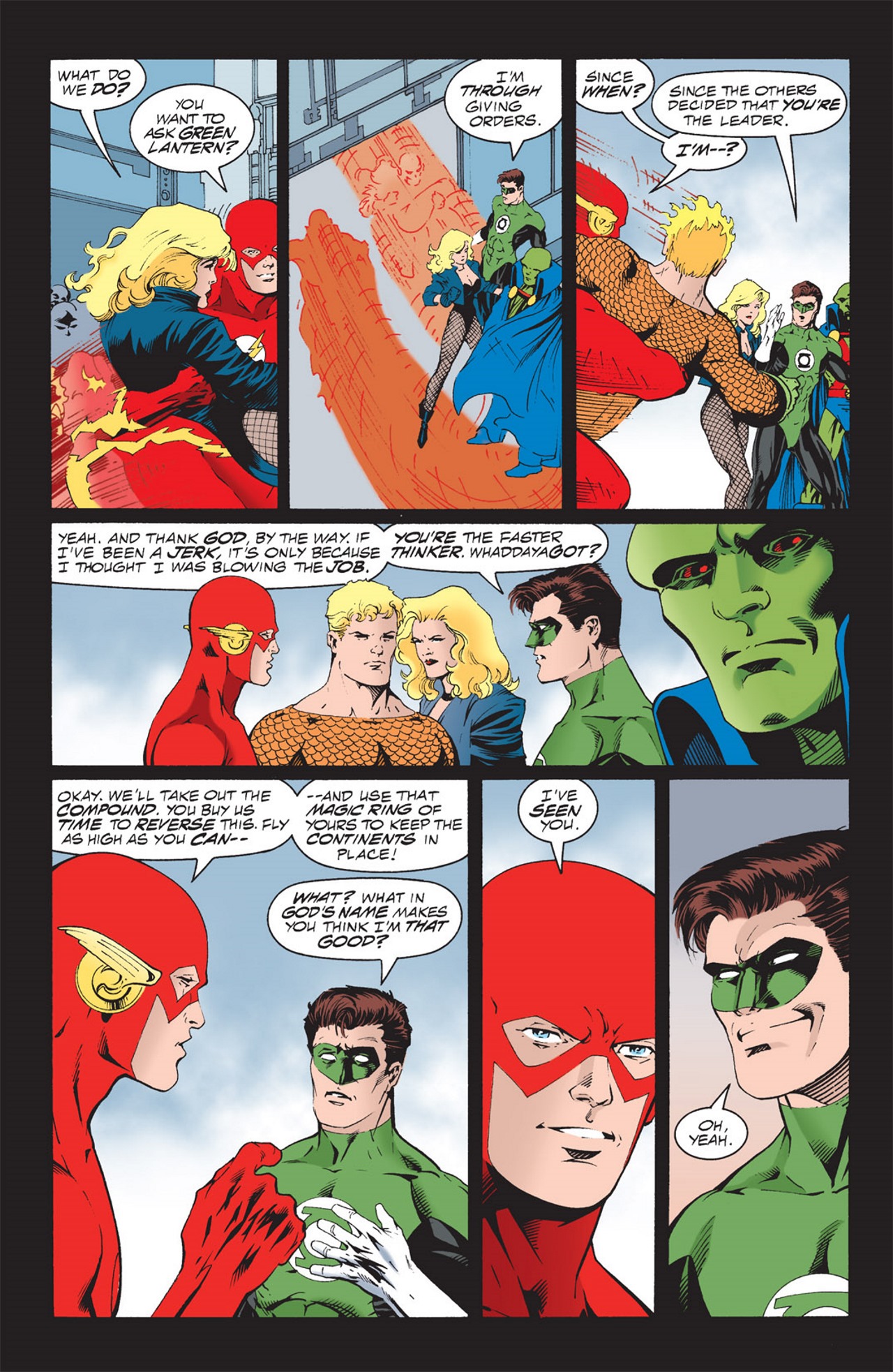 Read online JLA: Year One comic -  Issue #10 - 12