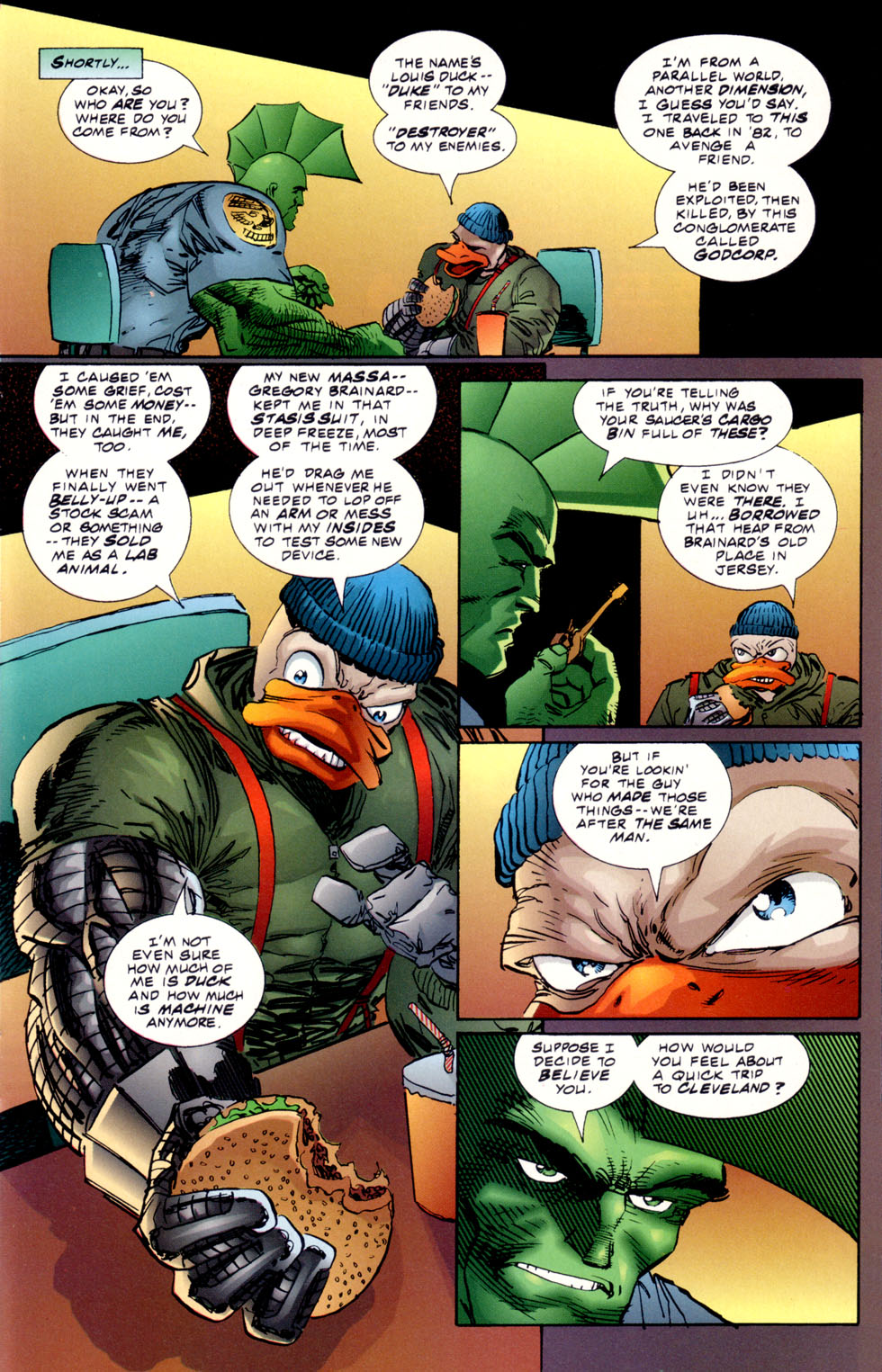 Read online The Savage Dragon/Destroyer Duck comic -  Issue # Full - 23