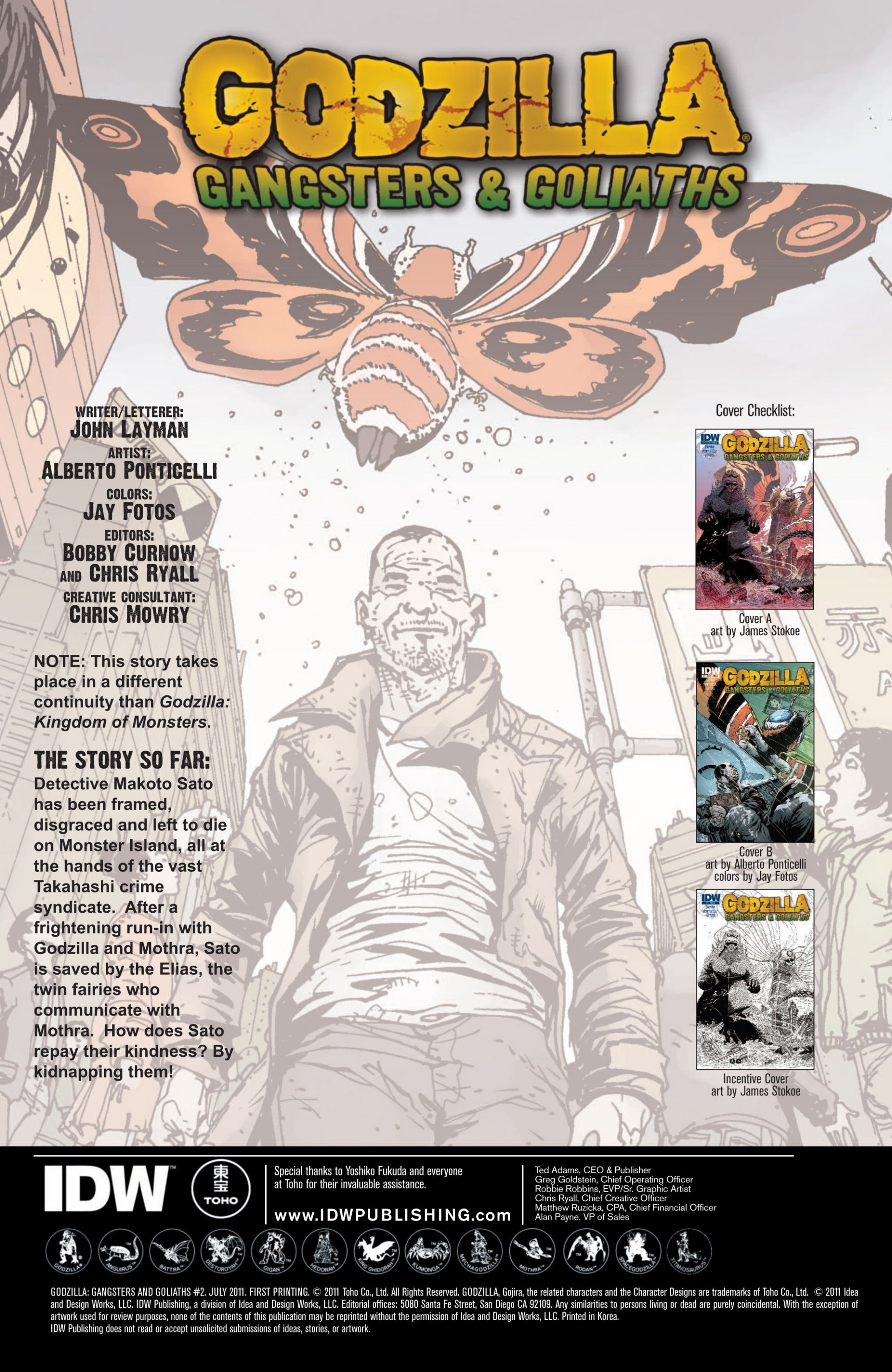 Read online Godzilla: Gangsters and Goliaths comic -  Issue # Full - 31