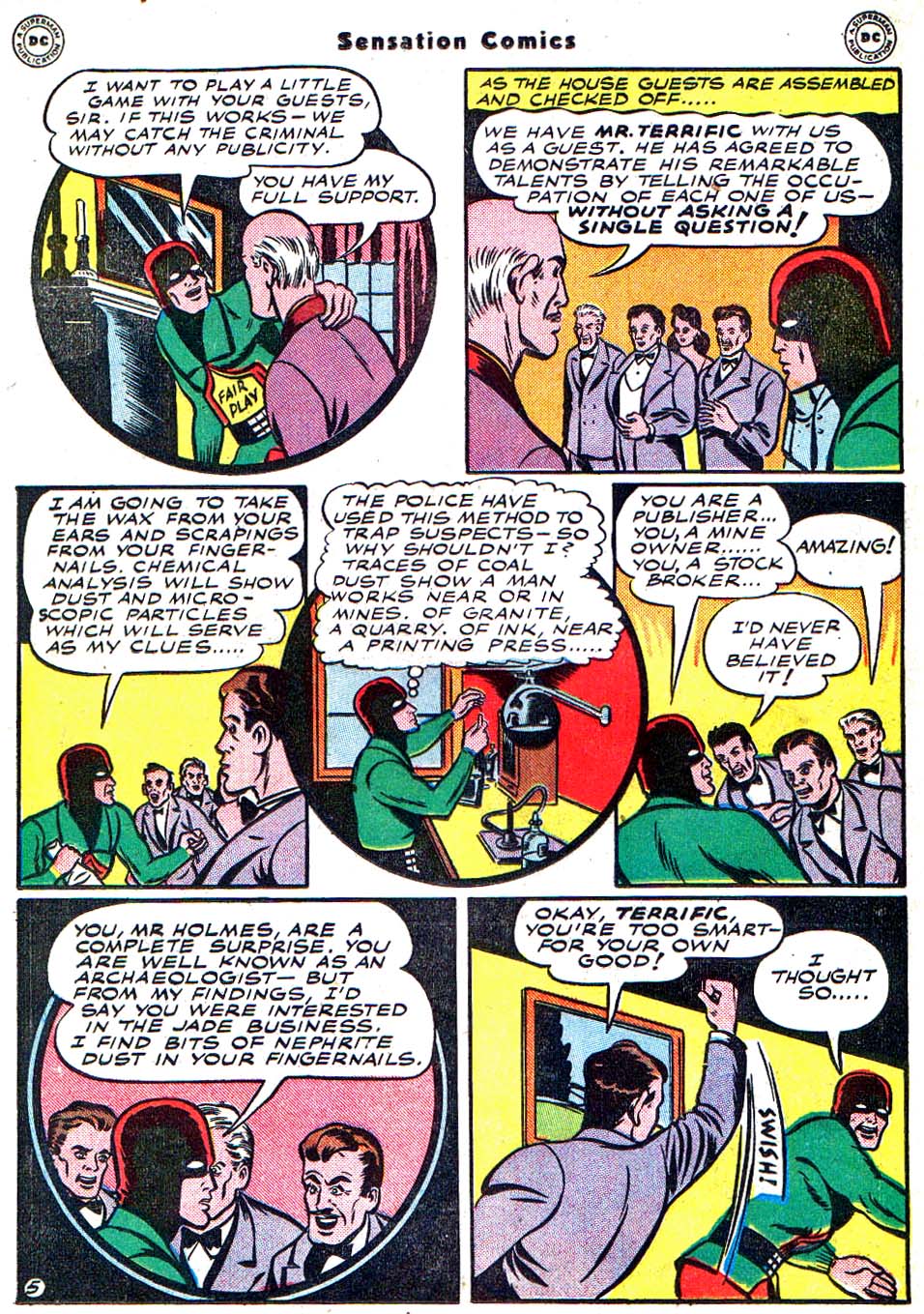 Read online Sensation (Mystery) Comics comic -  Issue #54 - 37