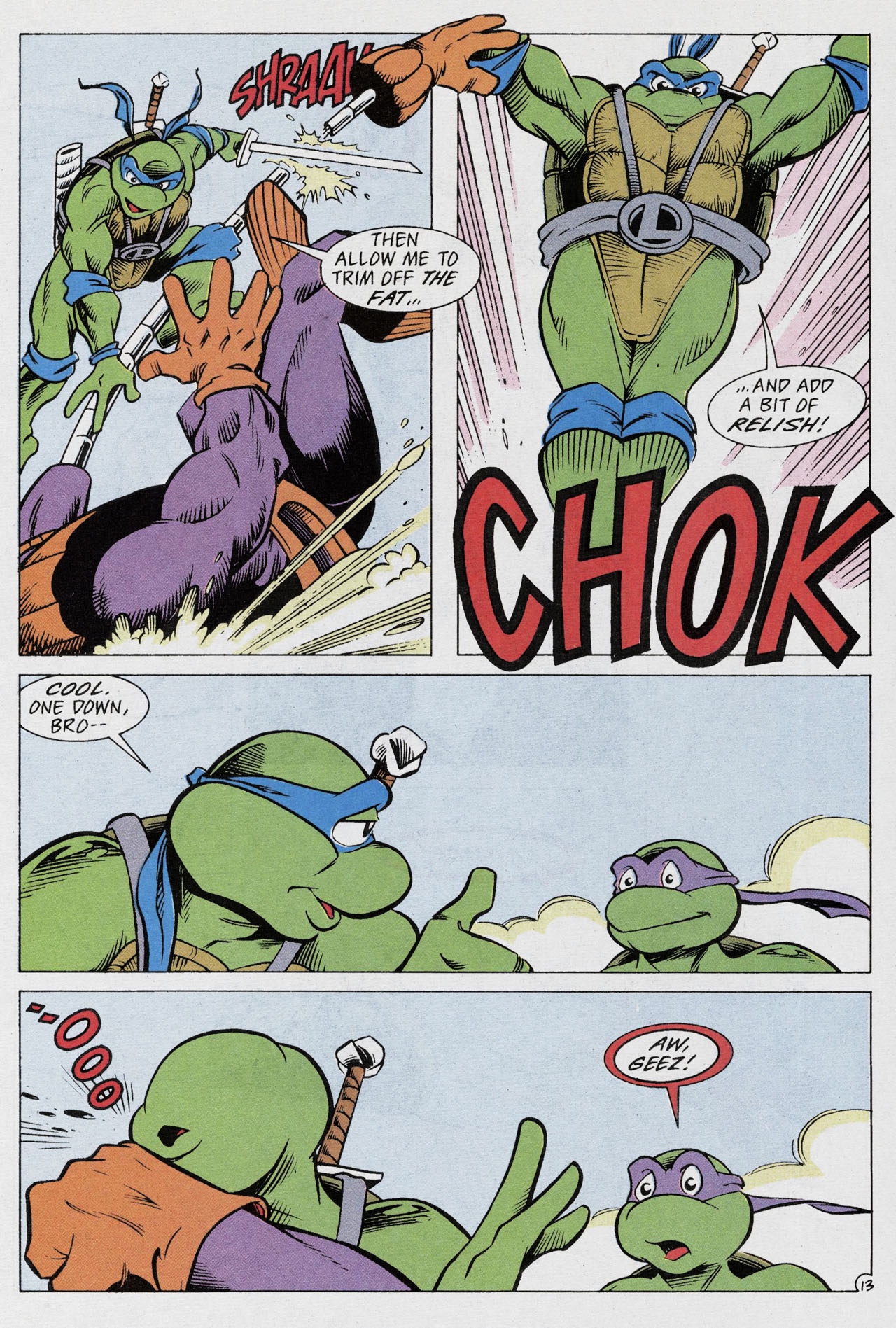 Read online Teenage Mutant Ninja Turtles Adventures (1989) comic -  Issue #56 - 14