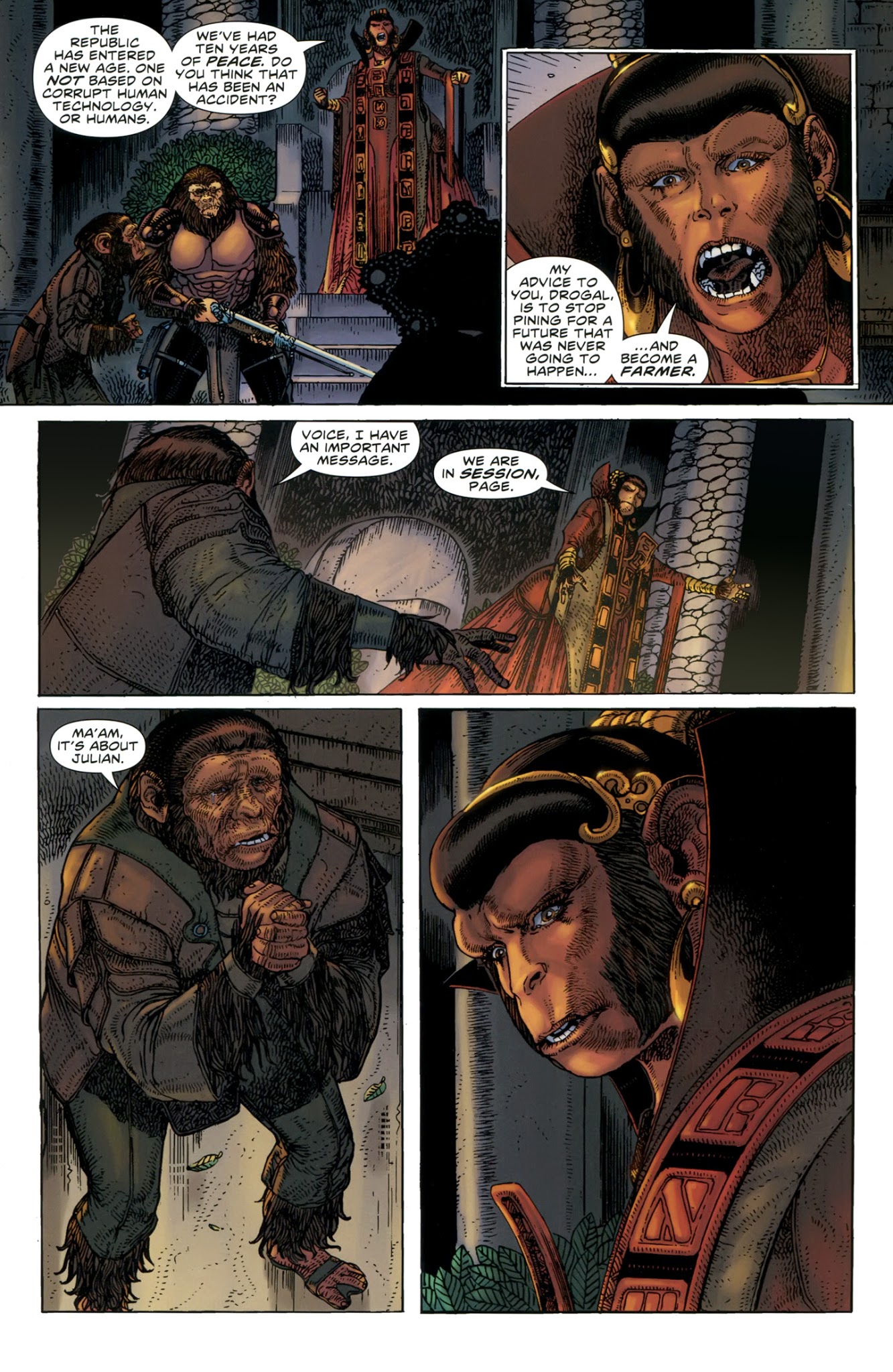 Read online Planet of the Apes (2011) comic -  Issue #13 - 12