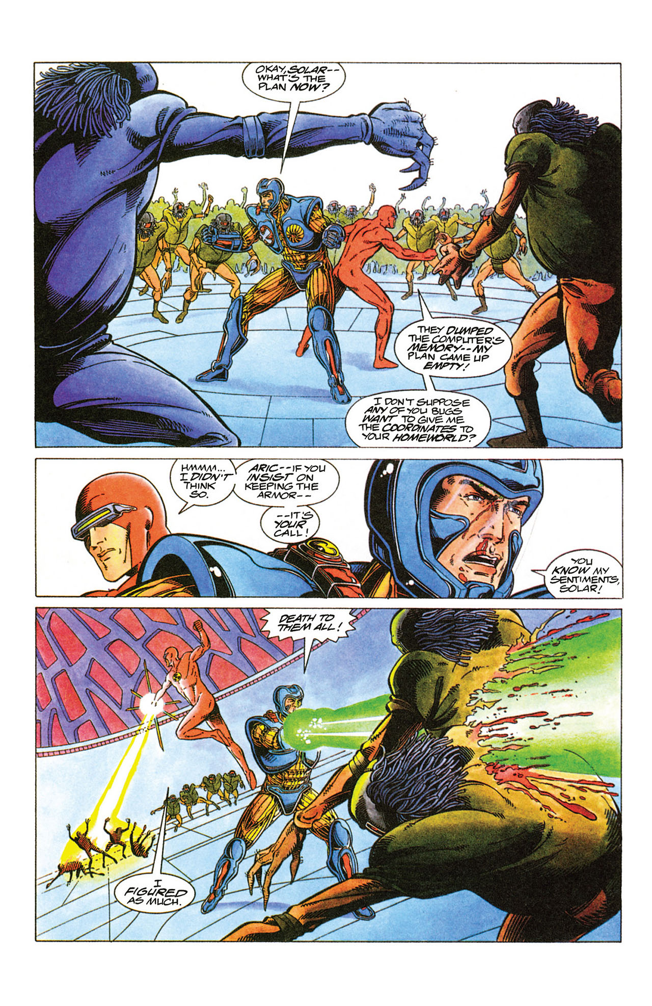 Read online X-O Manowar (1992) comic -  Issue #13 - 14