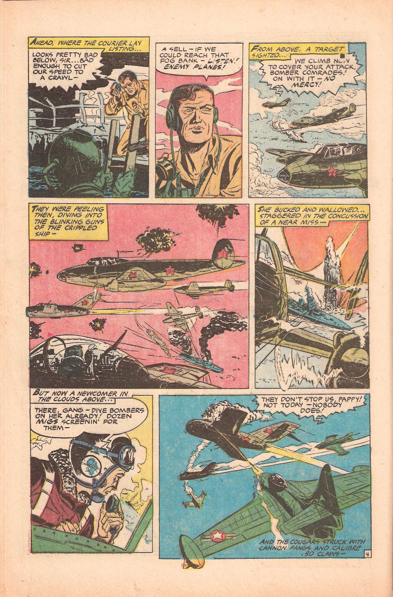 Read online War Birds (1952) comic -  Issue #1 - 16