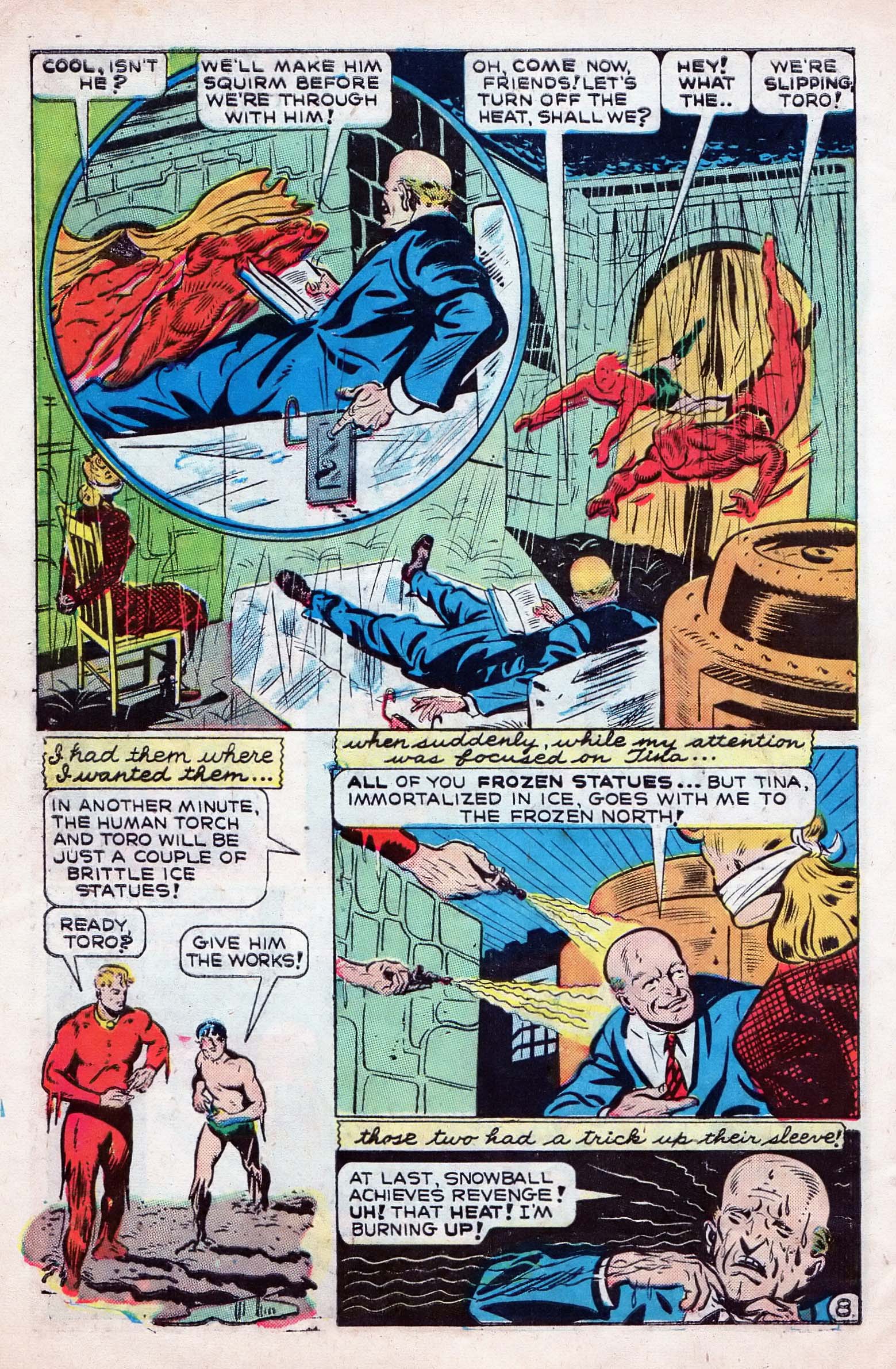 Read online The Human Torch (1940) comic -  Issue #21 - 10