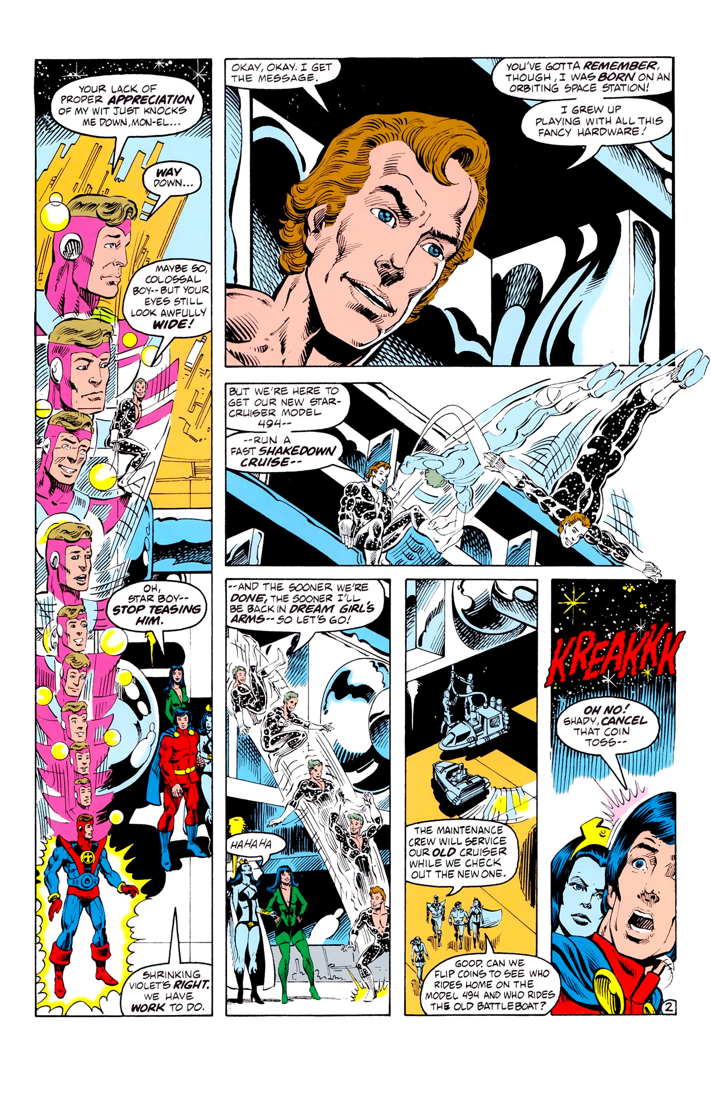 Read online Legion of Super-Heroes (1980) comic -  Issue #285 - 3
