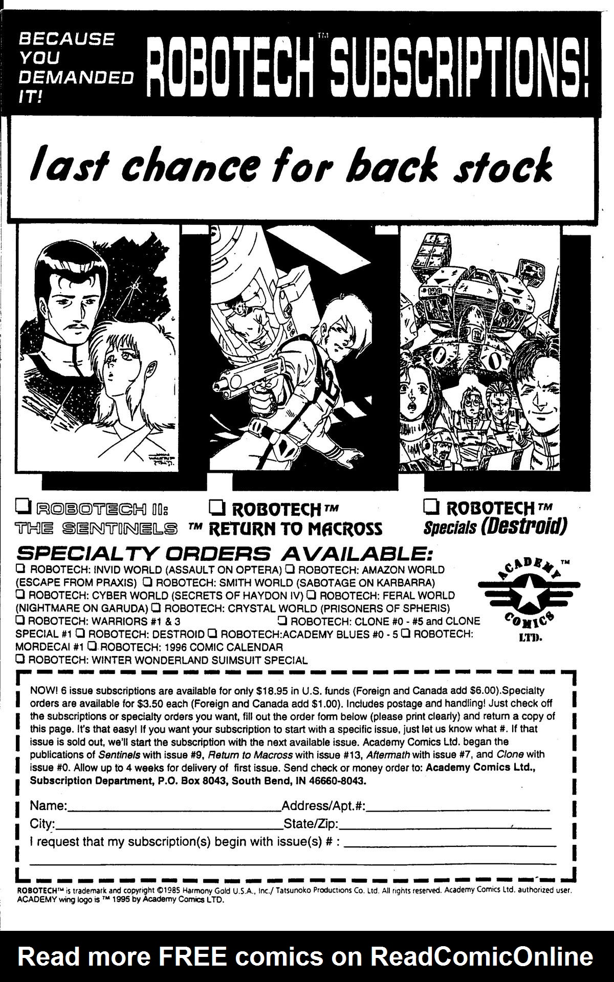 Read online Robotech Breaking Point comic -  Issue # Full - 32