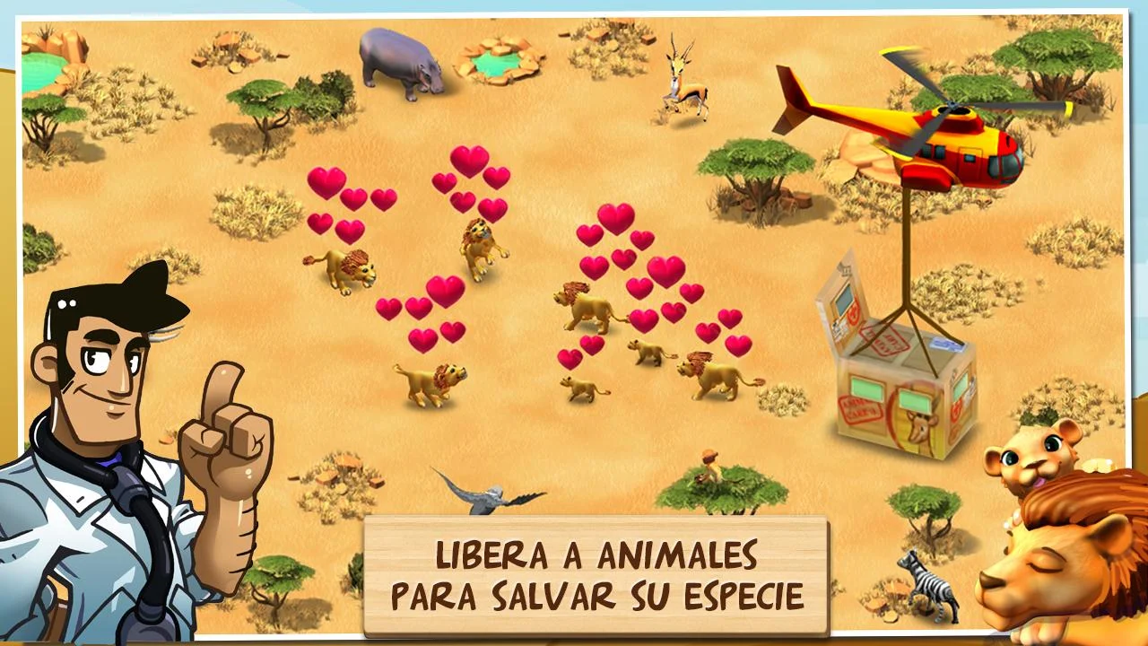 Wonder Zoo Animal rescue v1.6.1 APK MOD (Oro y Mani Ilimitados)