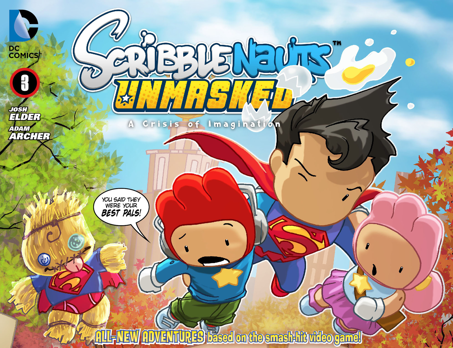 Read online Scribblenauts Unmasked: A Crisis of Imagination comic -  Issue #3 - 1