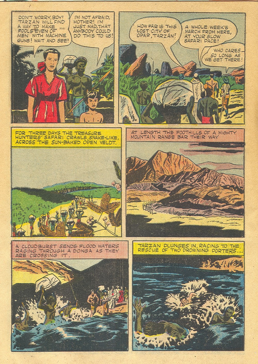 Read online Tarzan (1948) comic -  Issue #5 - 10
