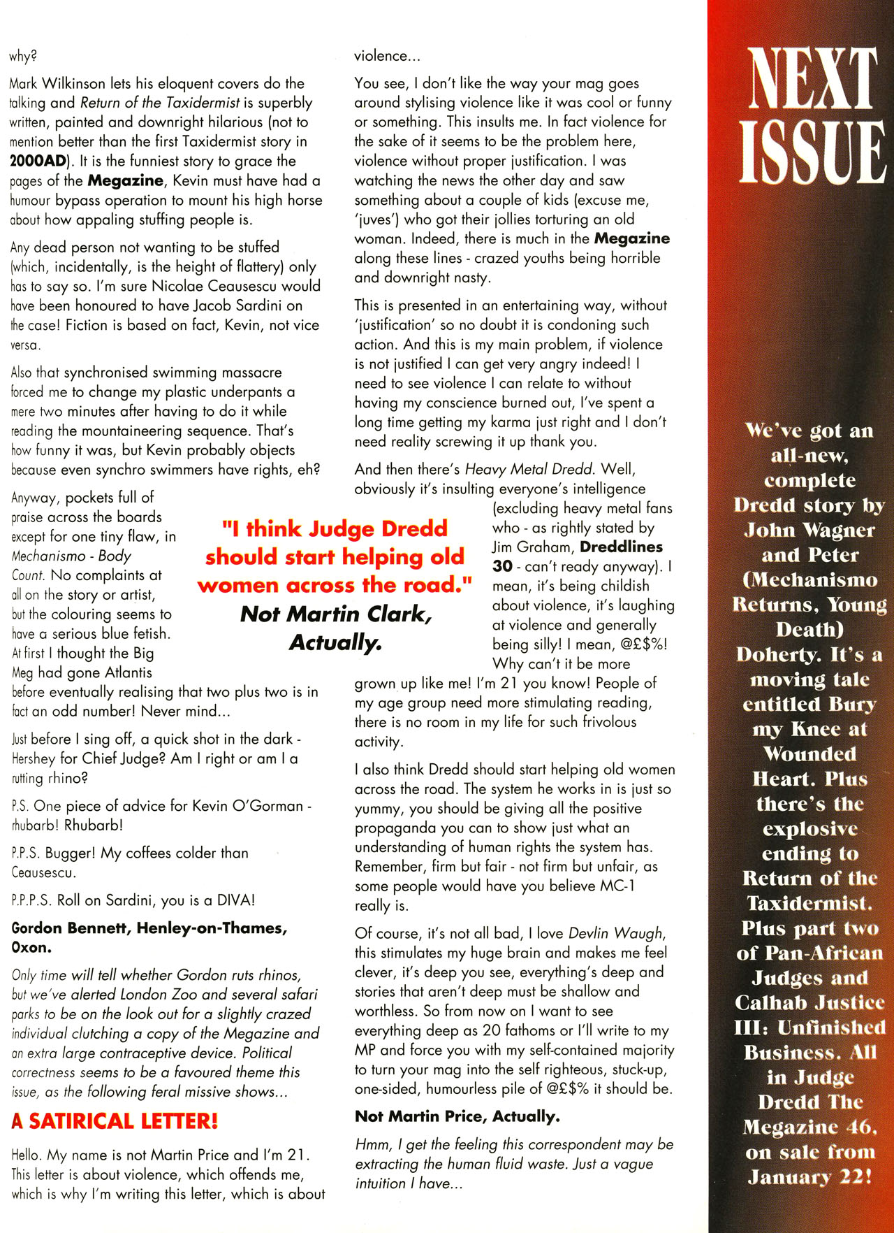 Read online Judge Dredd: The Megazine (vol. 2) comic -  Issue #45 - 43