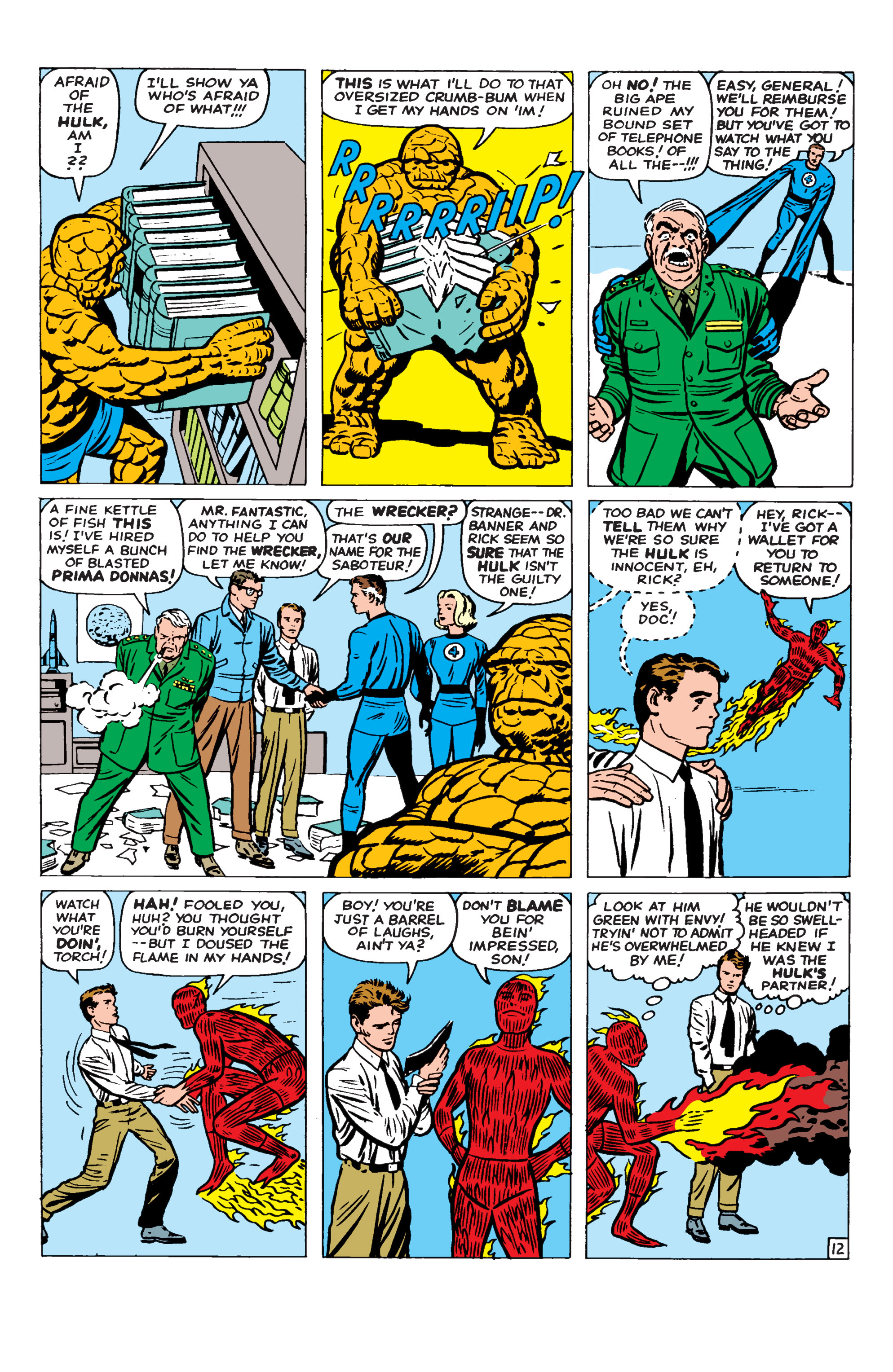 Read online Fantastic Four (1961) comic -  Issue #12 - 13