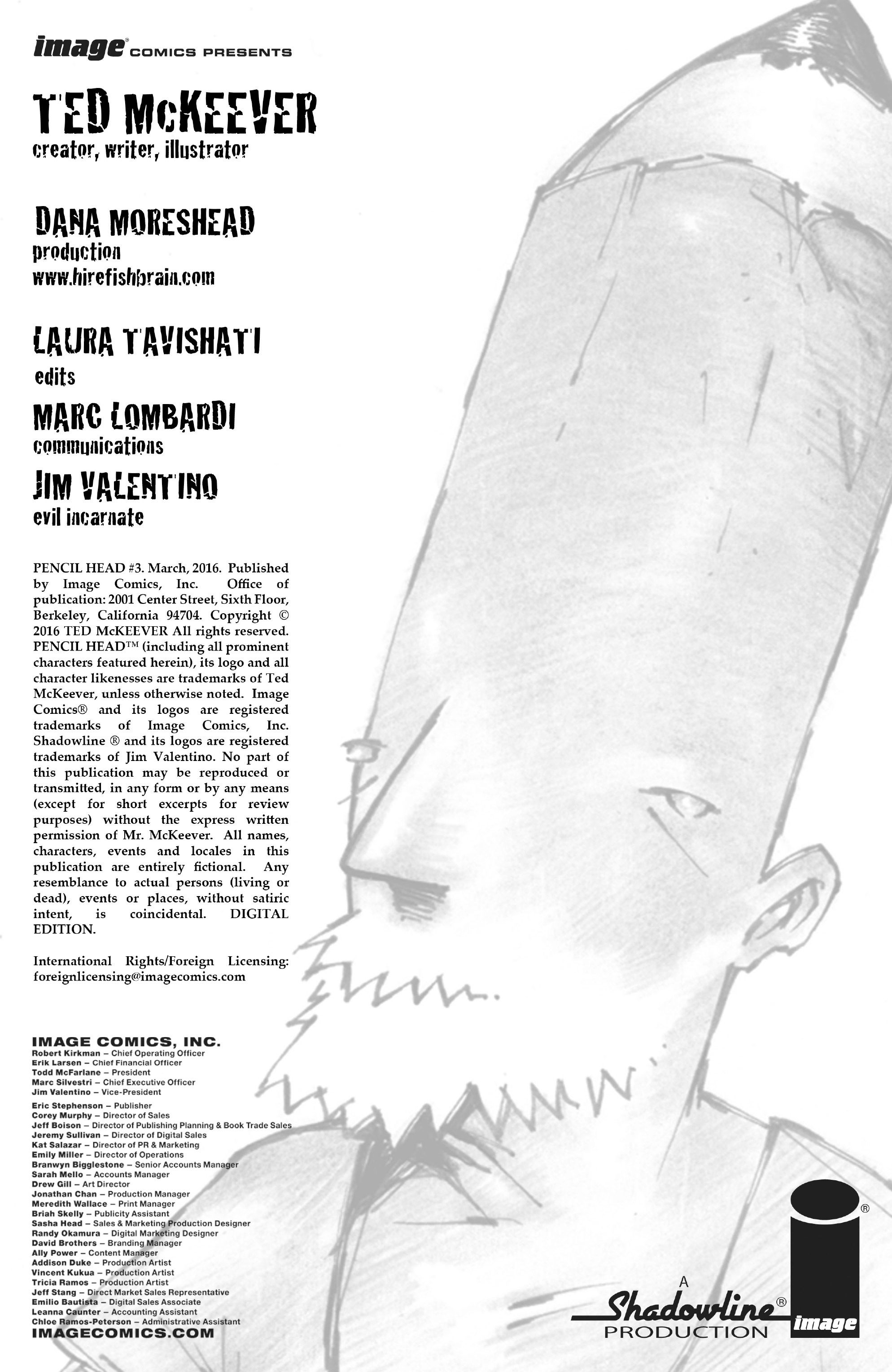 Read online Pencil Head comic -  Issue #3 - 2