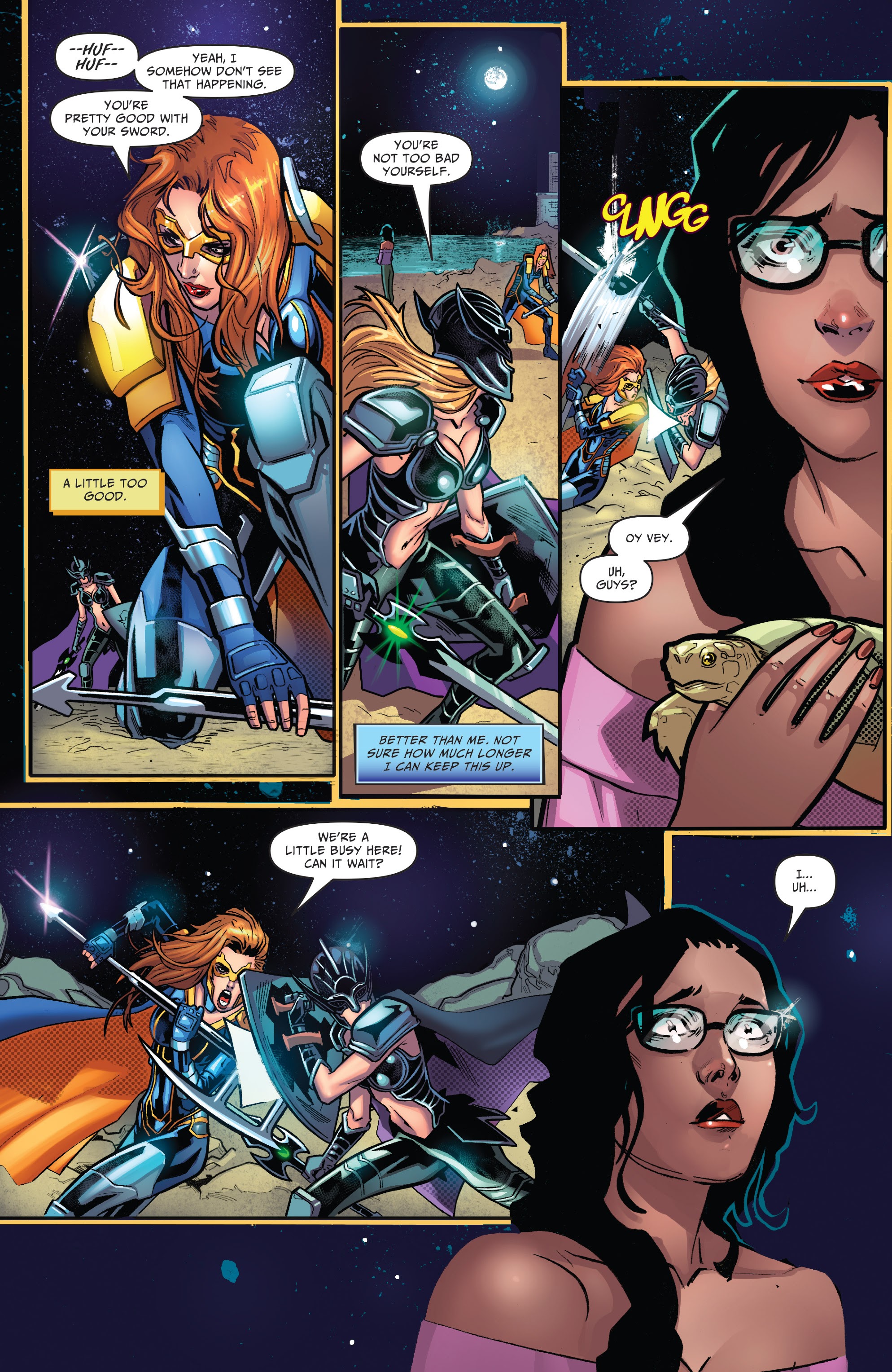 Read online Belle vs The Black Knight comic -  Issue # Full - 15