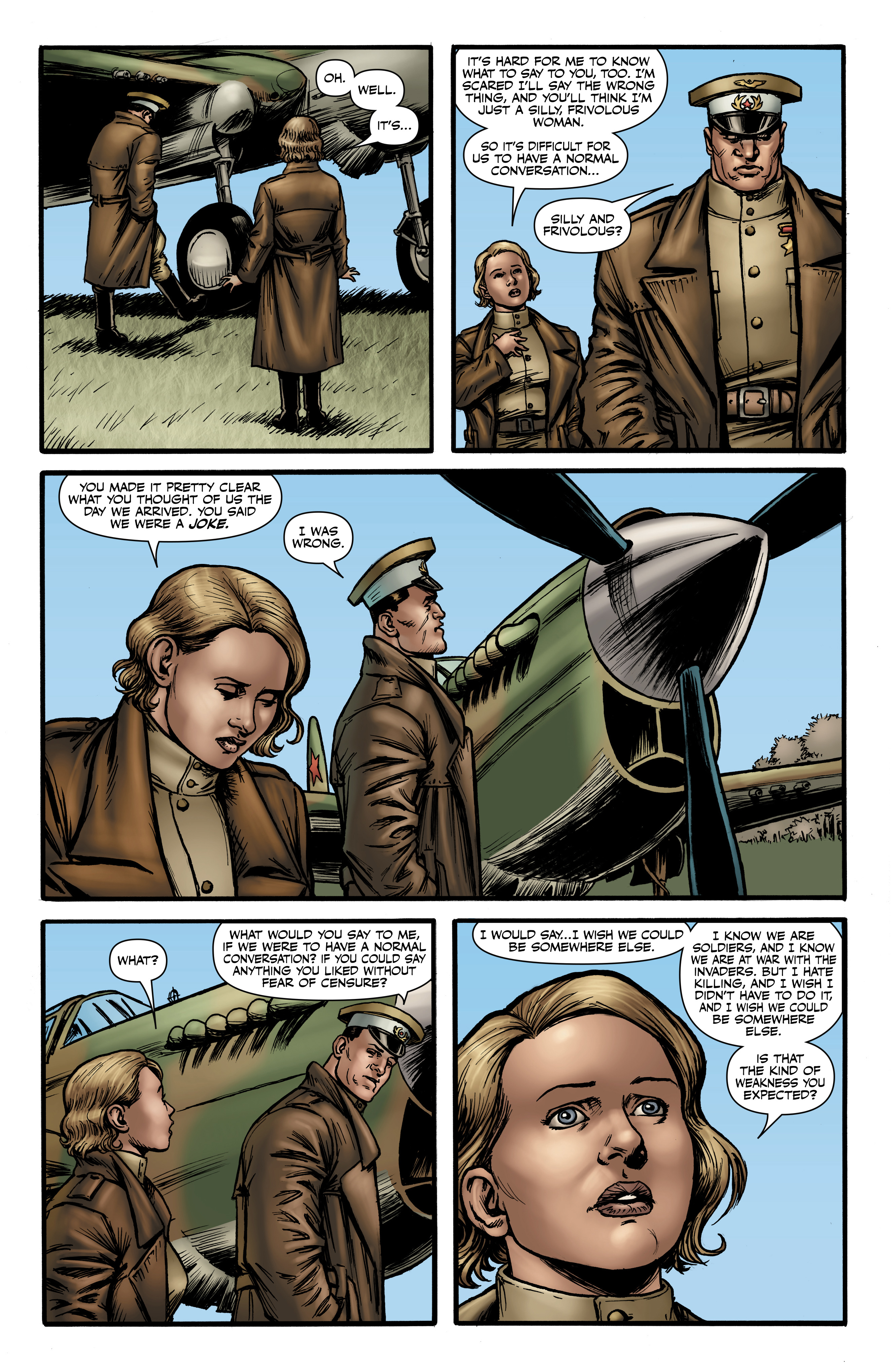 Read online Battlefields: The Night Witches comic -  Issue # TPB - 47