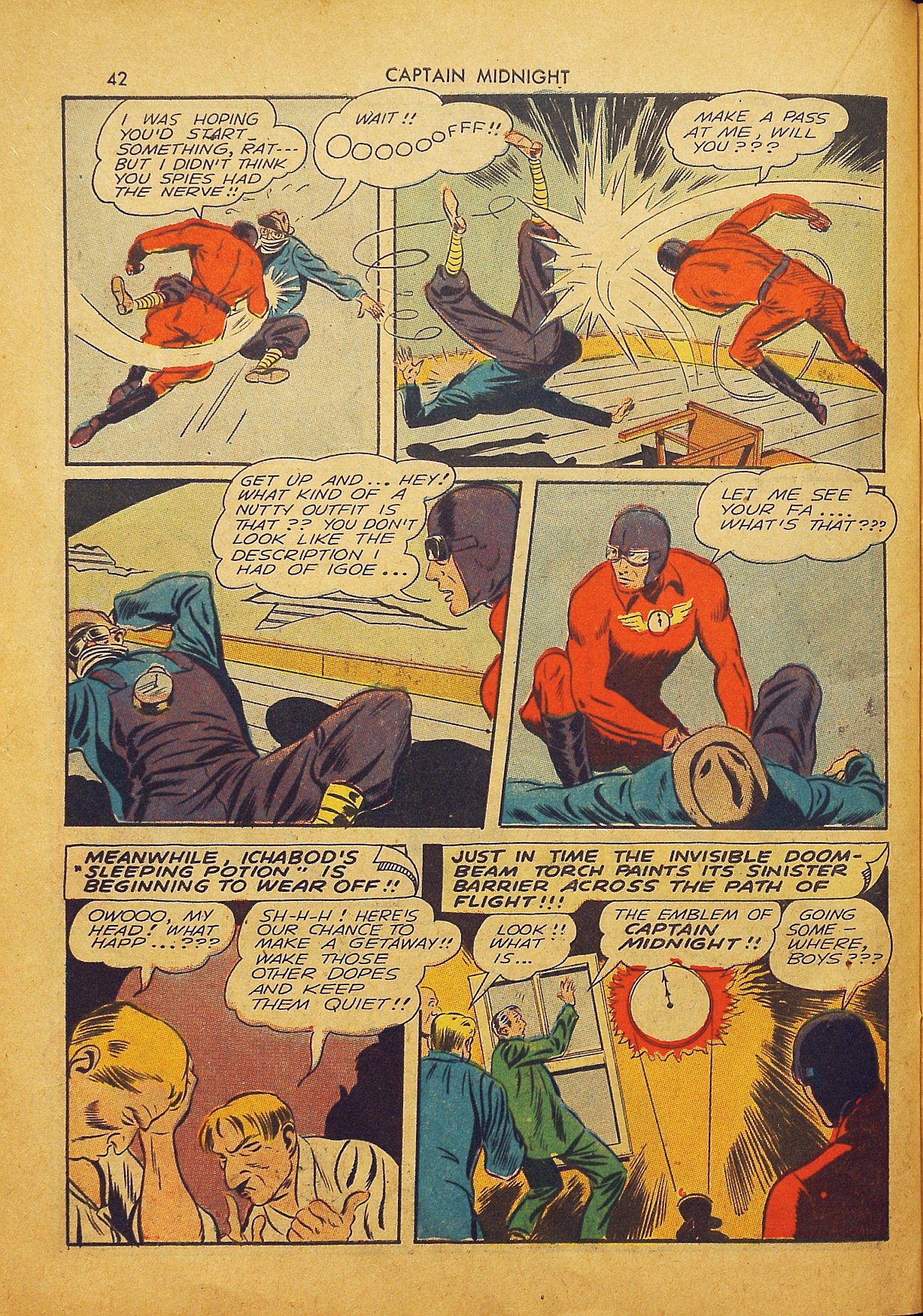 Read online Captain Midnight (1942) comic -  Issue #2 - 41