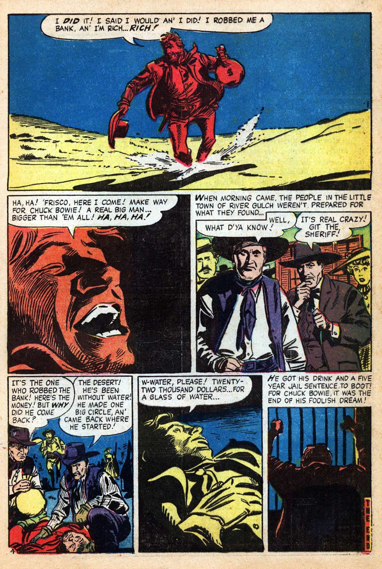 Read online Western Outlaws (1954) comic -  Issue #20 - 25