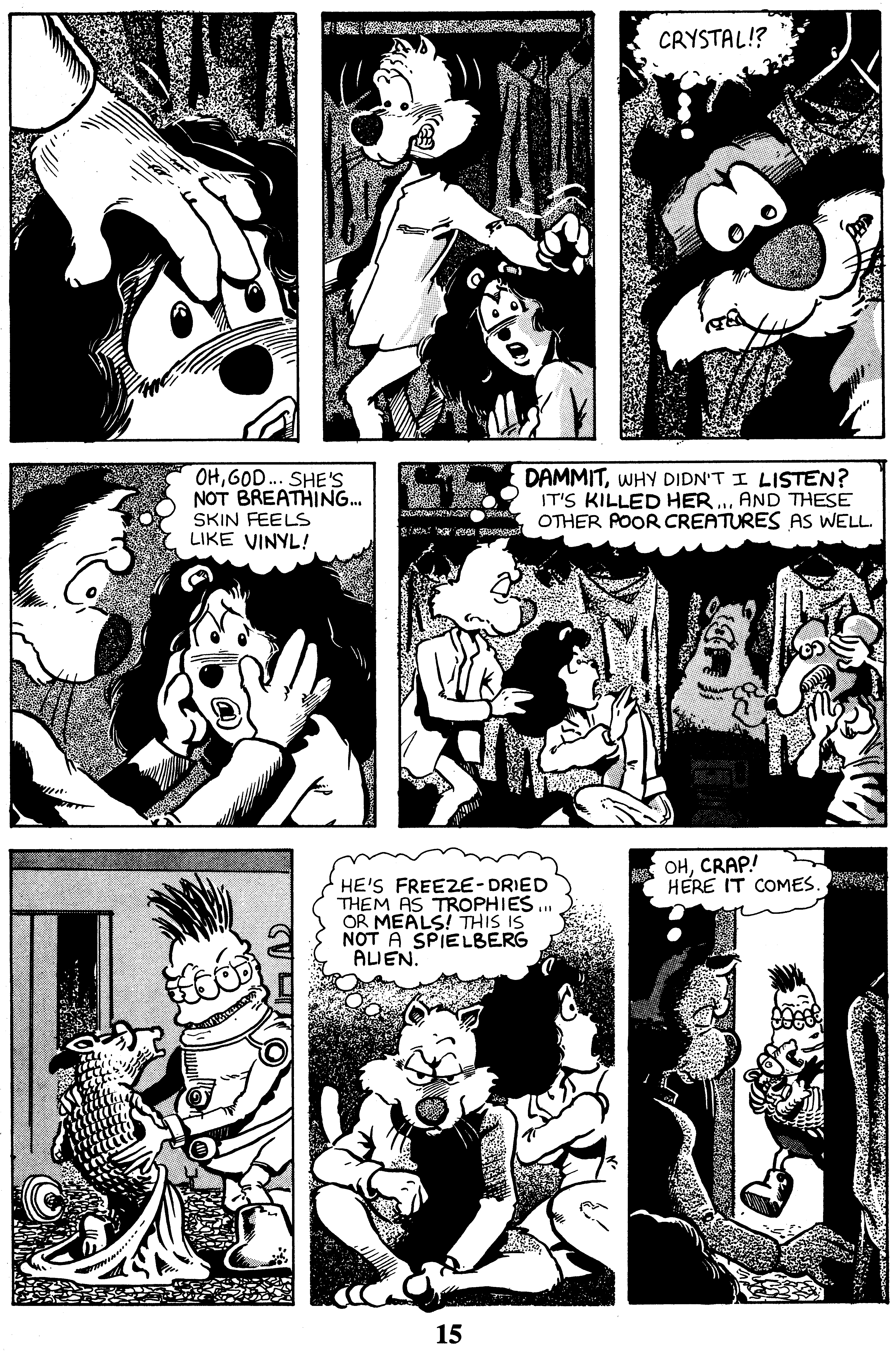 Read online Critters comic -  Issue #43 - 17