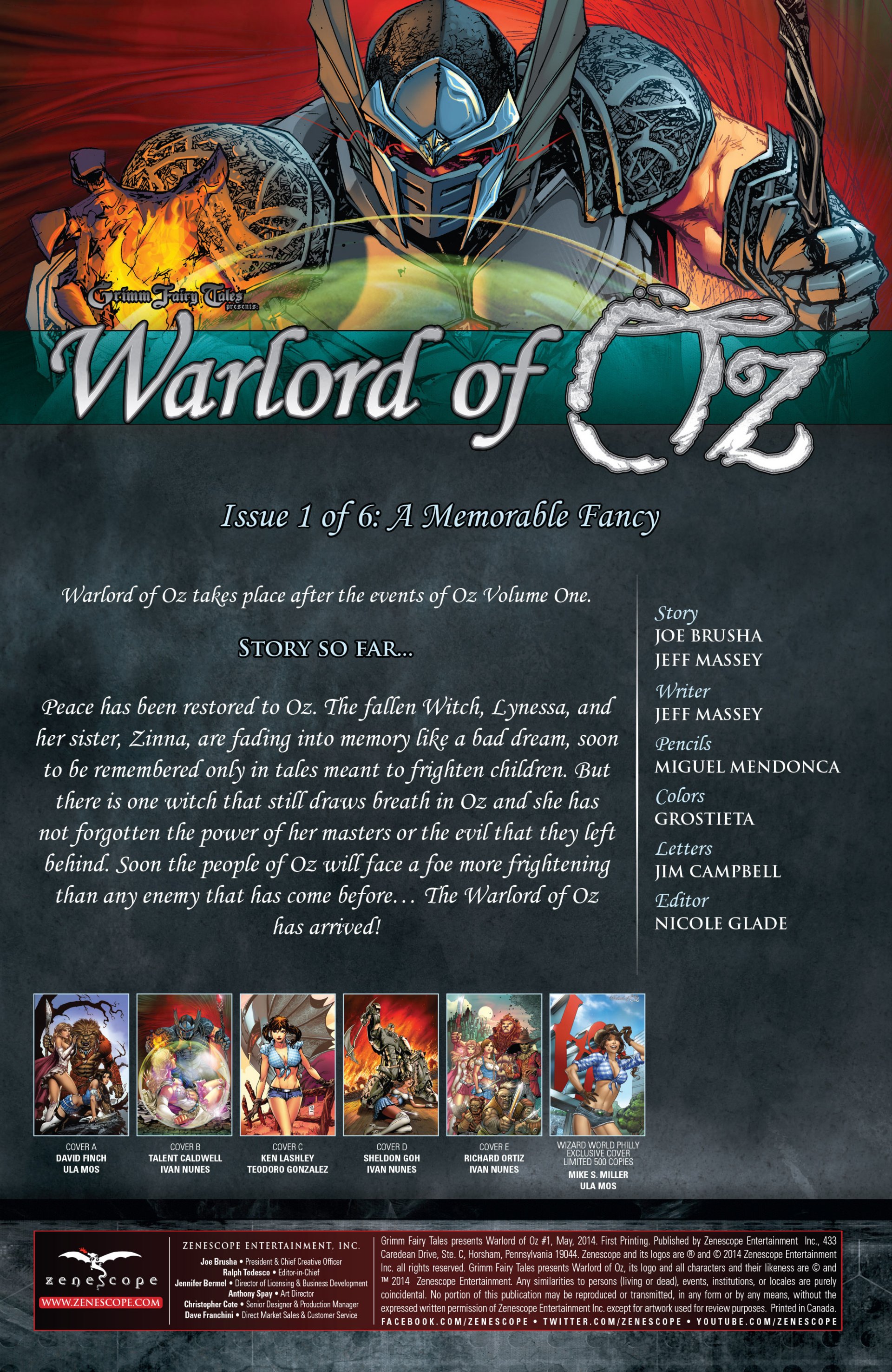 Read online Grimm Fairy Tales presents Warlord of Oz comic -  Issue #1 - 2
