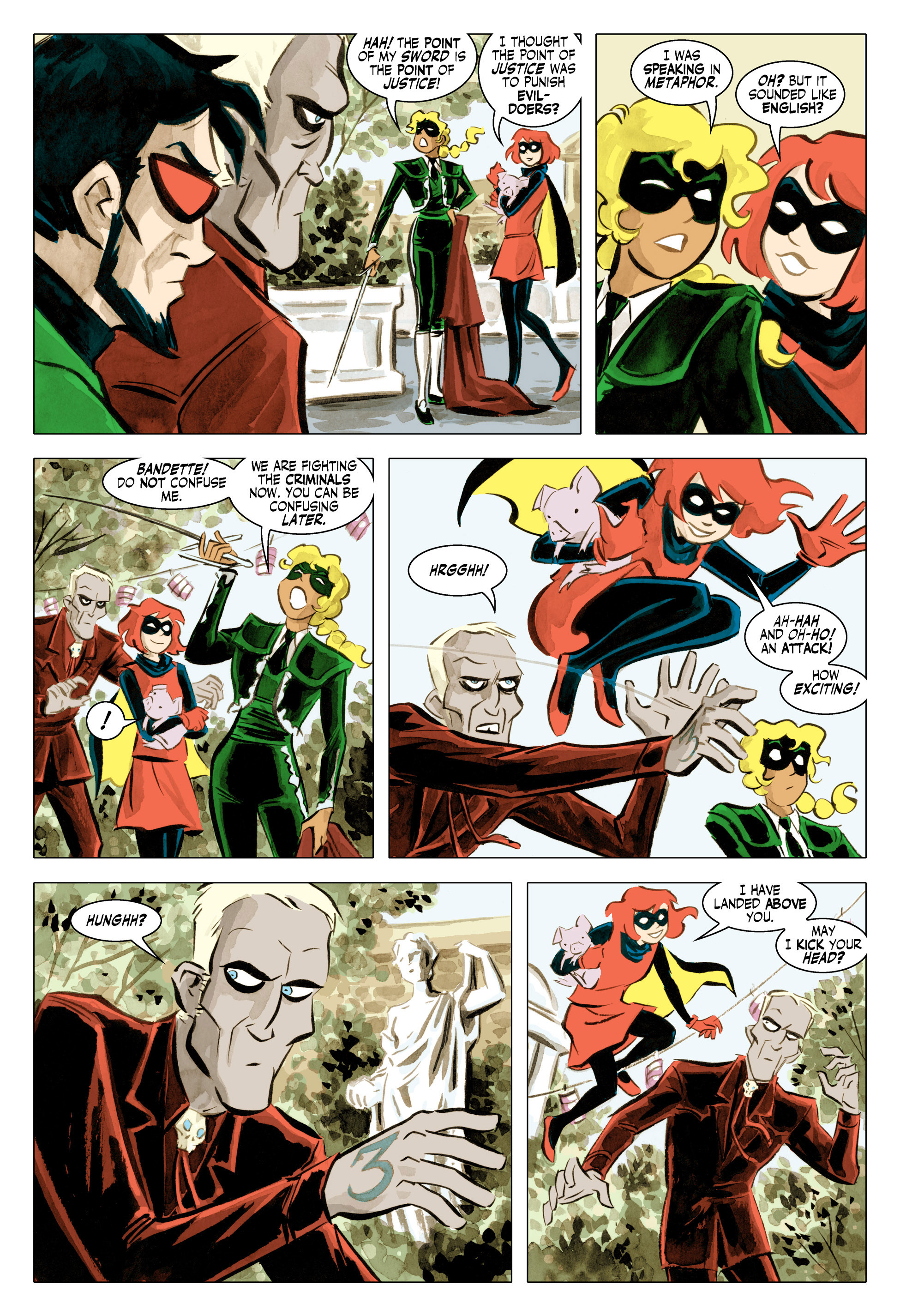 Read online Bandette (2012) comic -  Issue #9 - 4